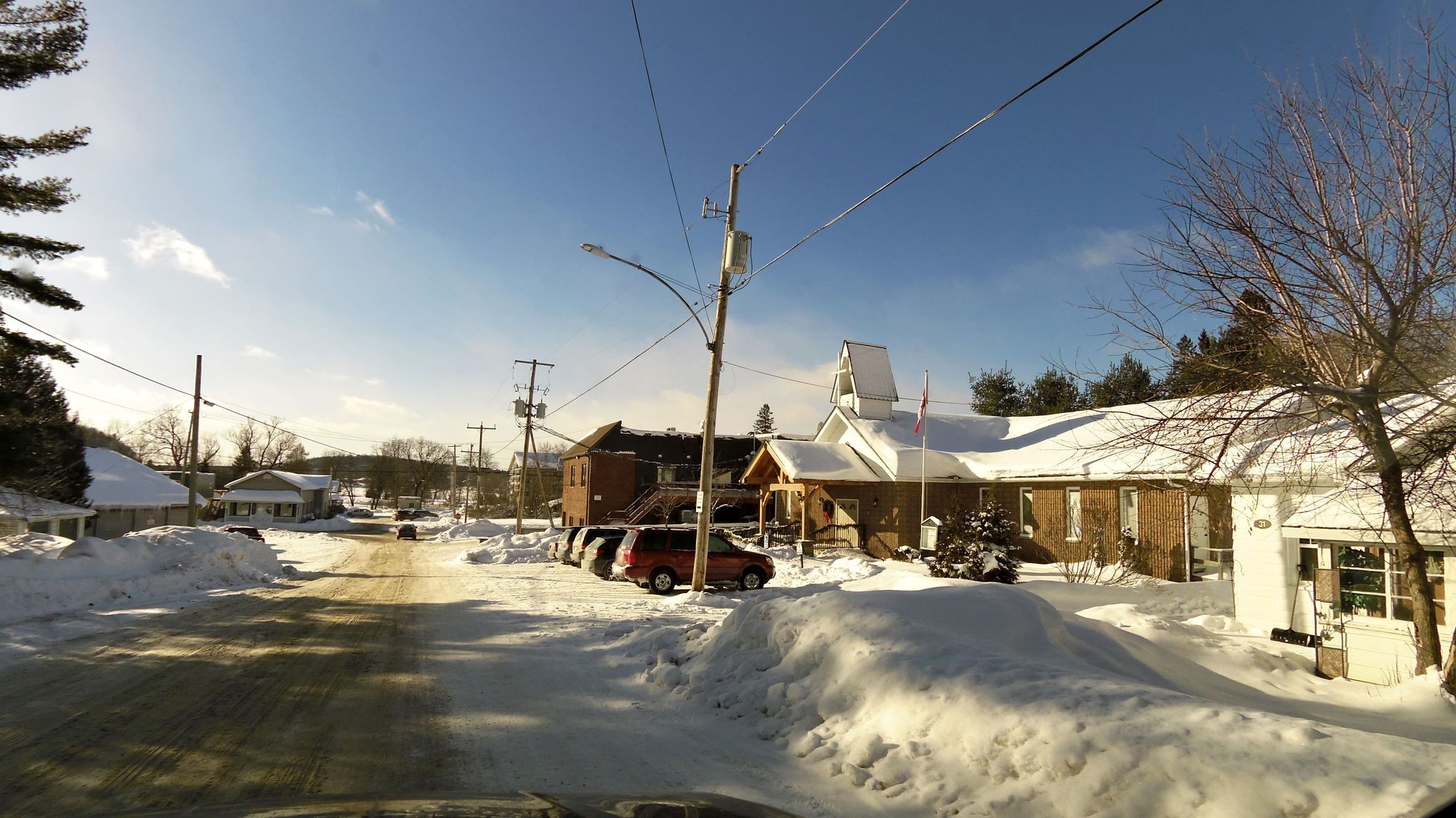 Street view of Haliburton Village