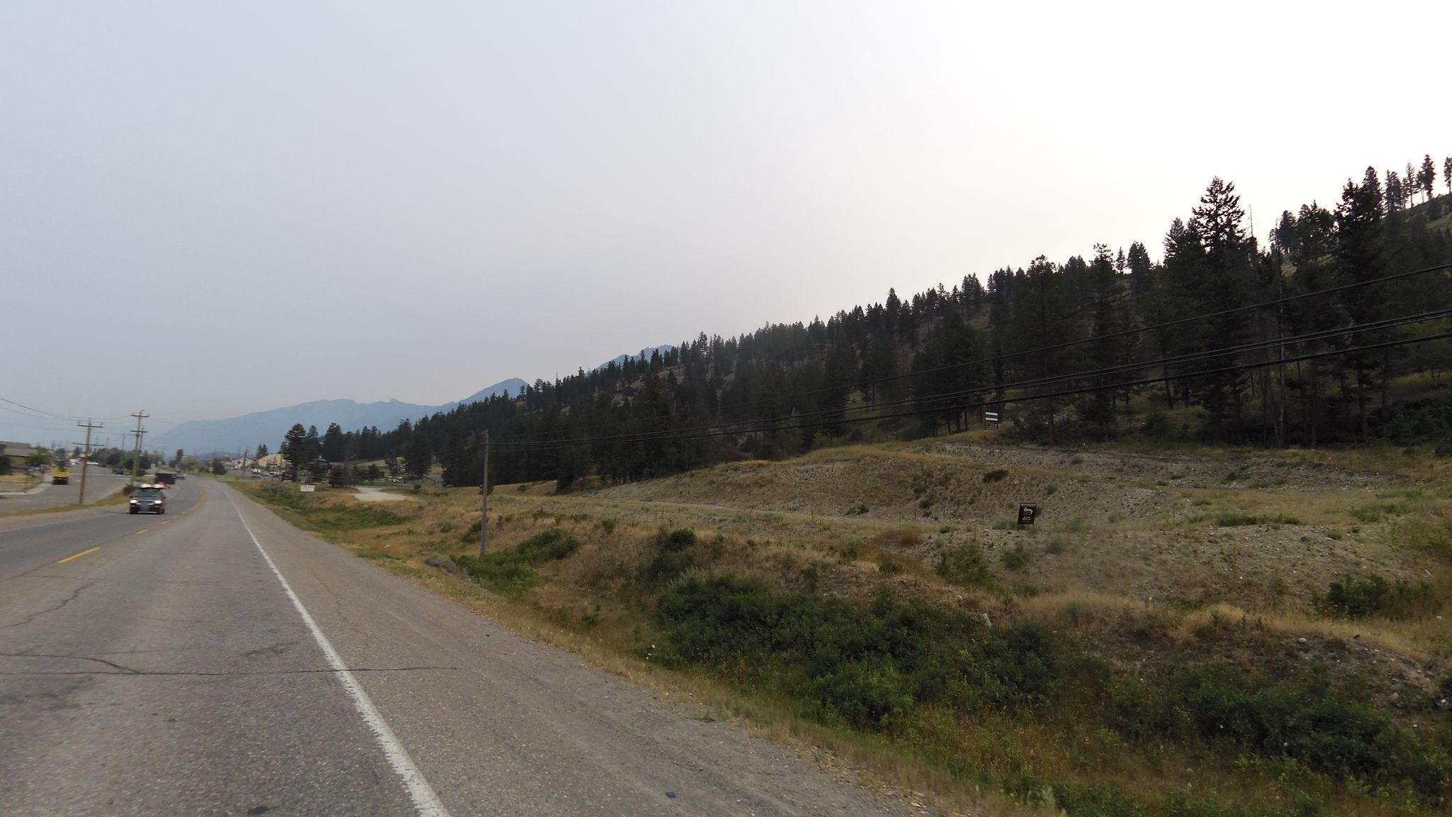 Street view of Radium Hot Springs