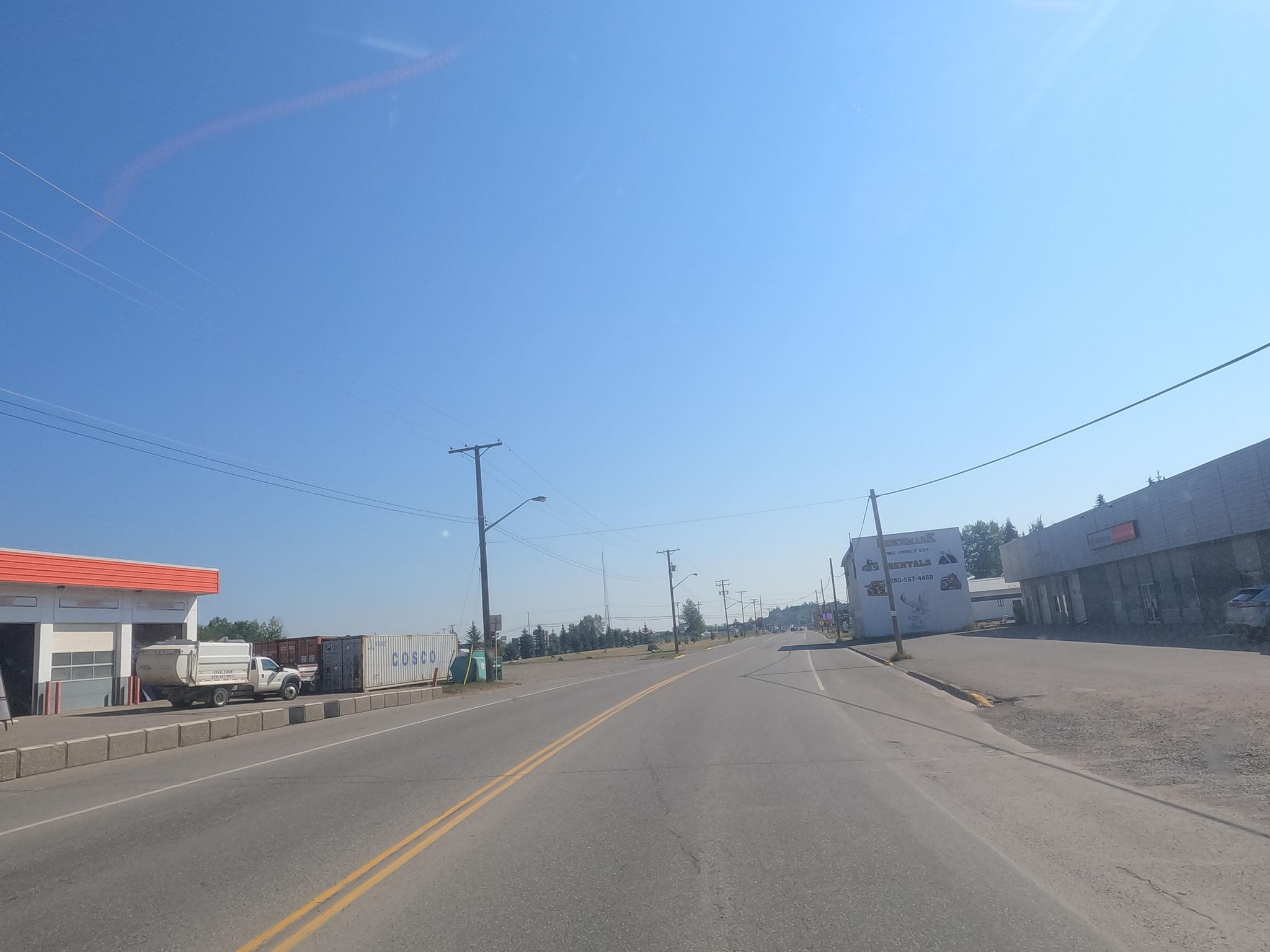 Street view of Vanderhoof