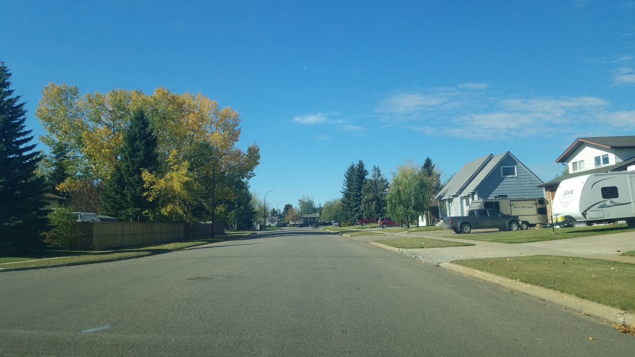 Street view of Lloydminster