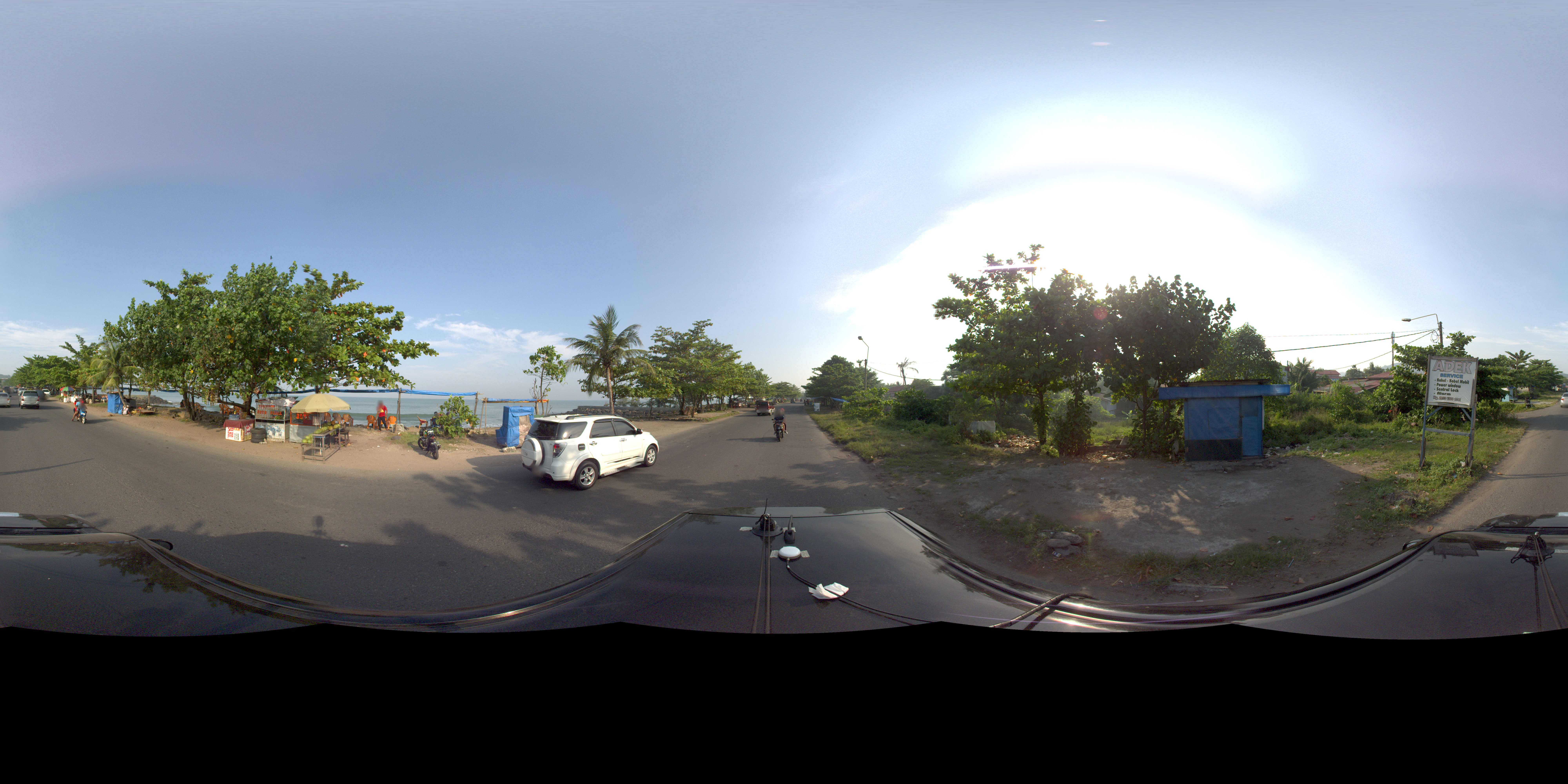 Street view of Padang