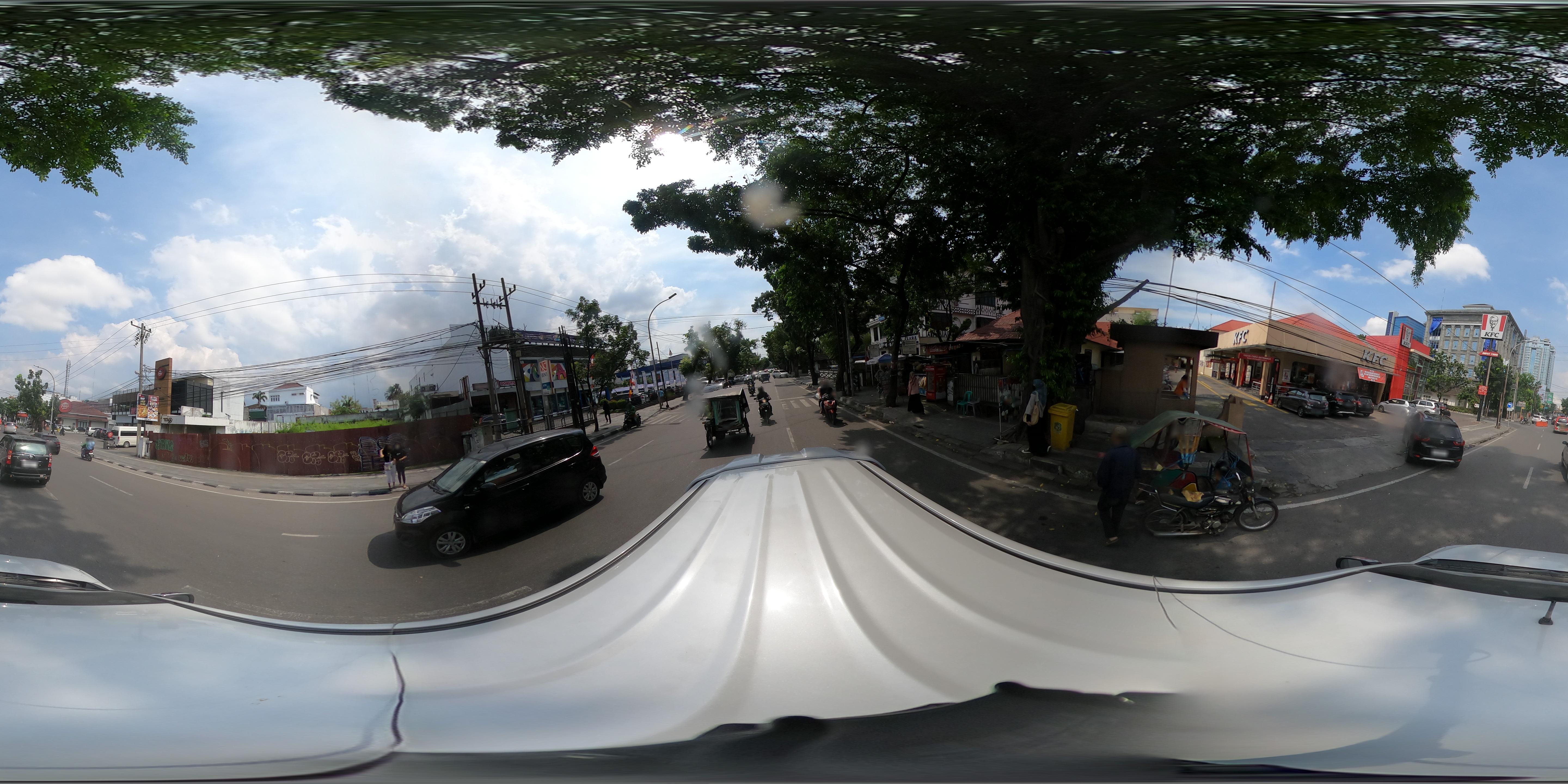 Street view of Medan