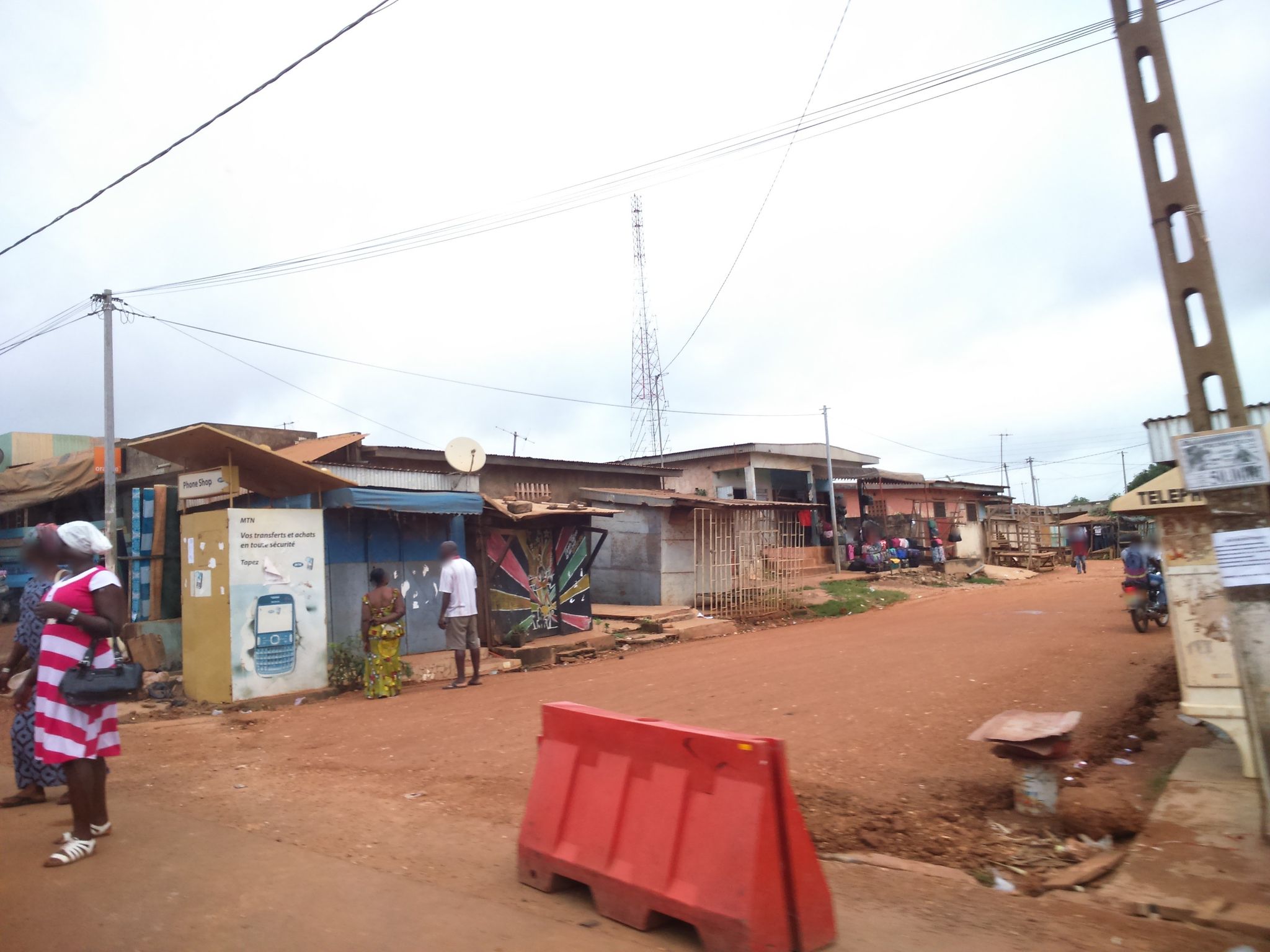 Street view of Abengourou
