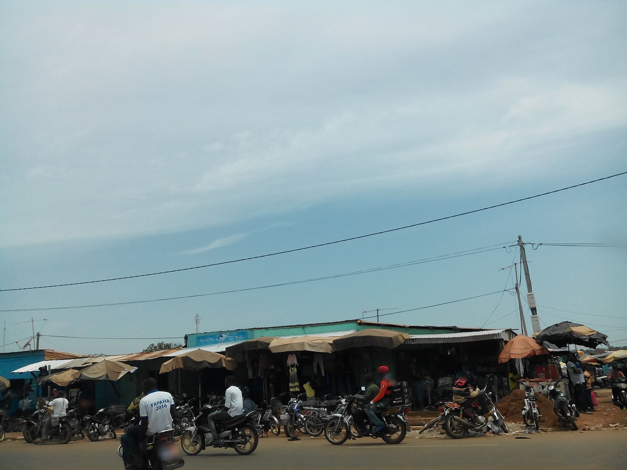 Street view of Korhogo