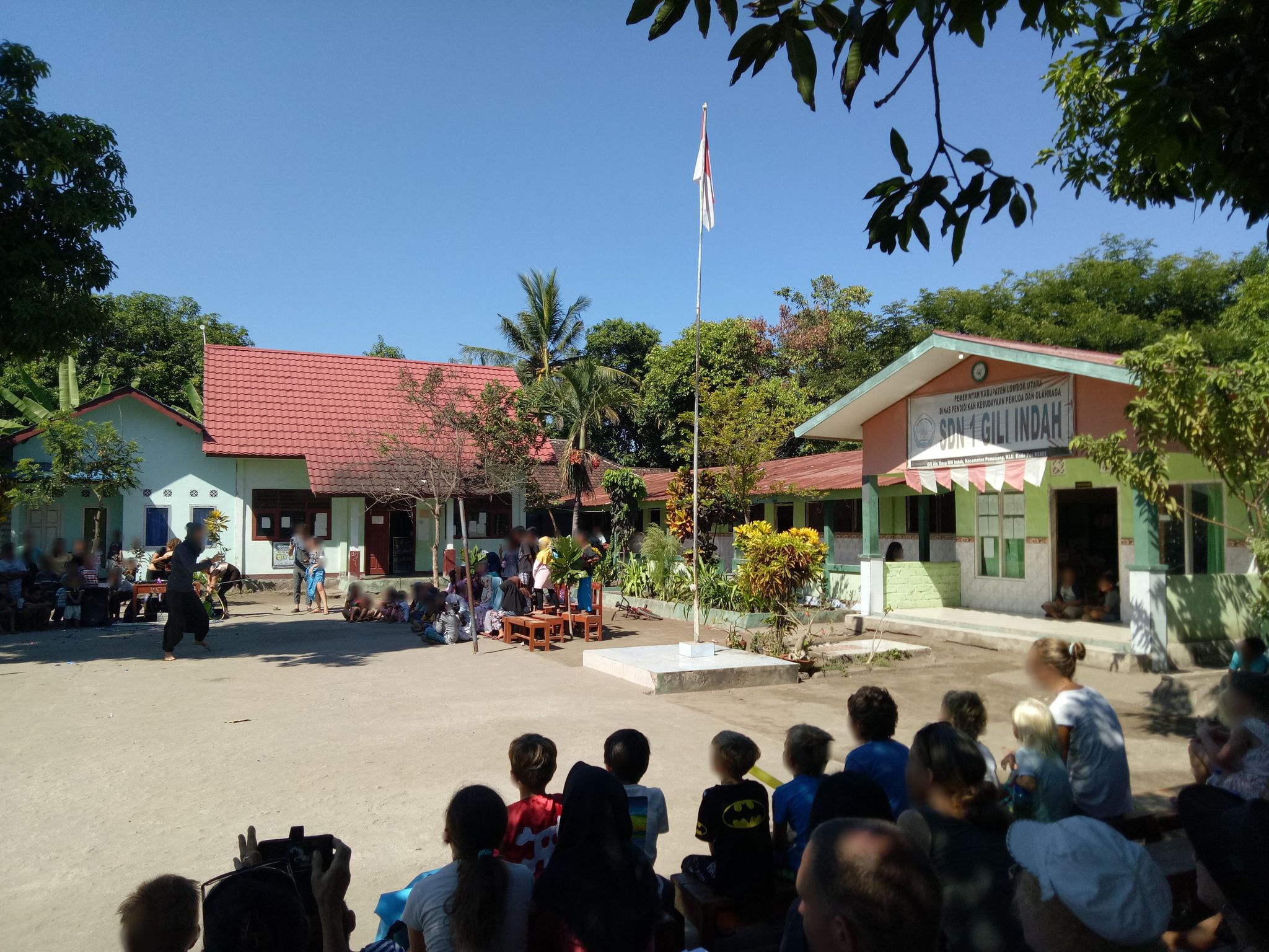 Street view of Gili Air