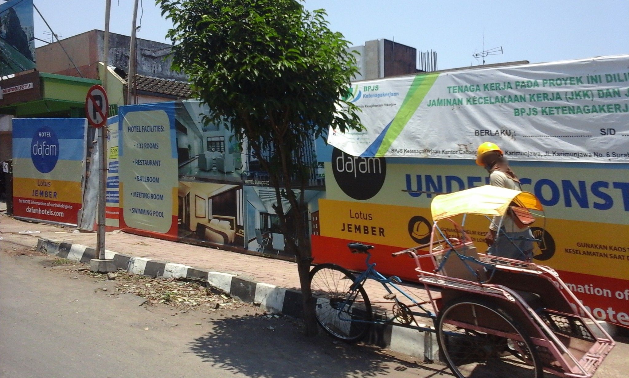 Street view of Jember