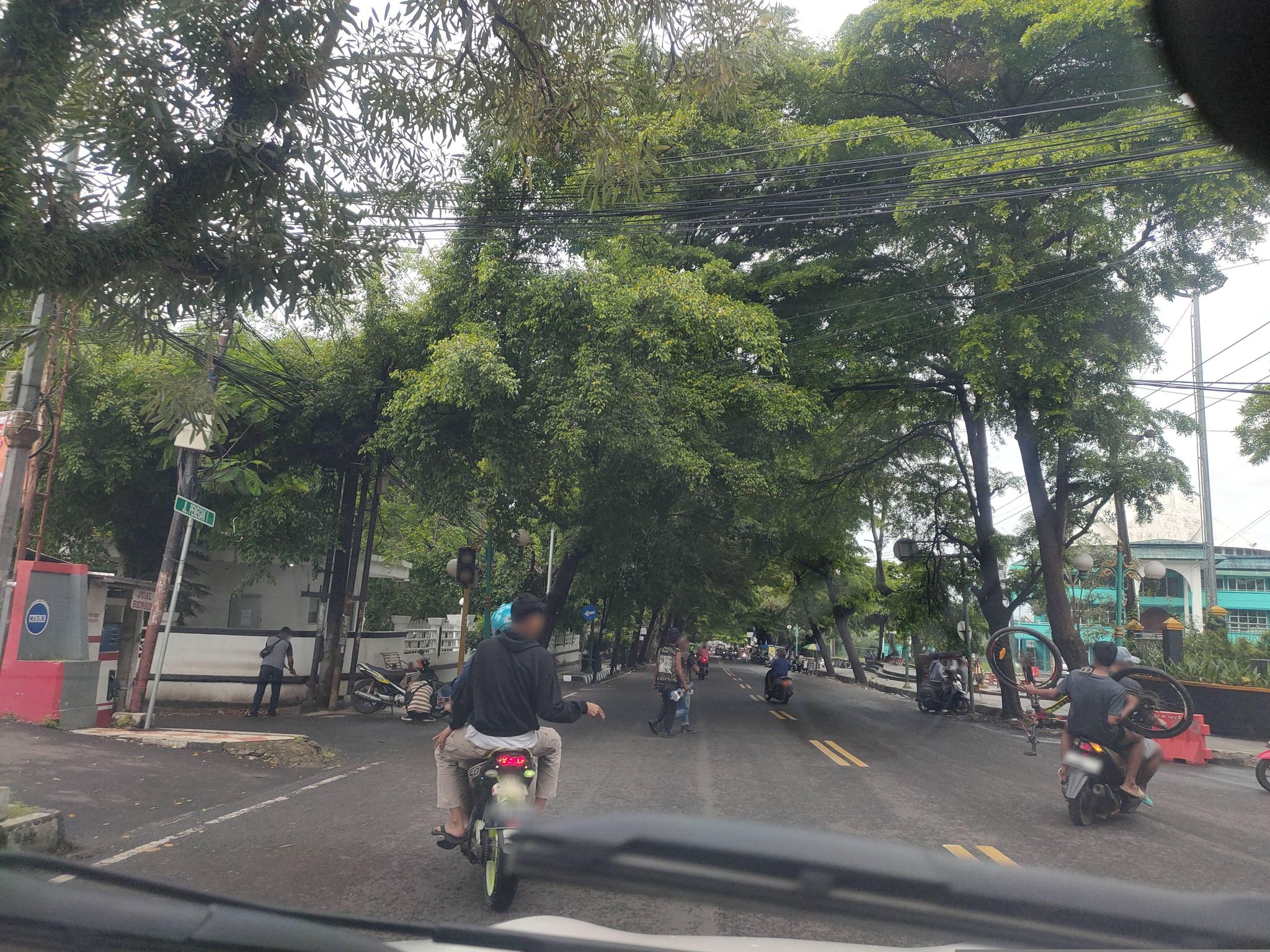 Street view of Pelabuhanratu