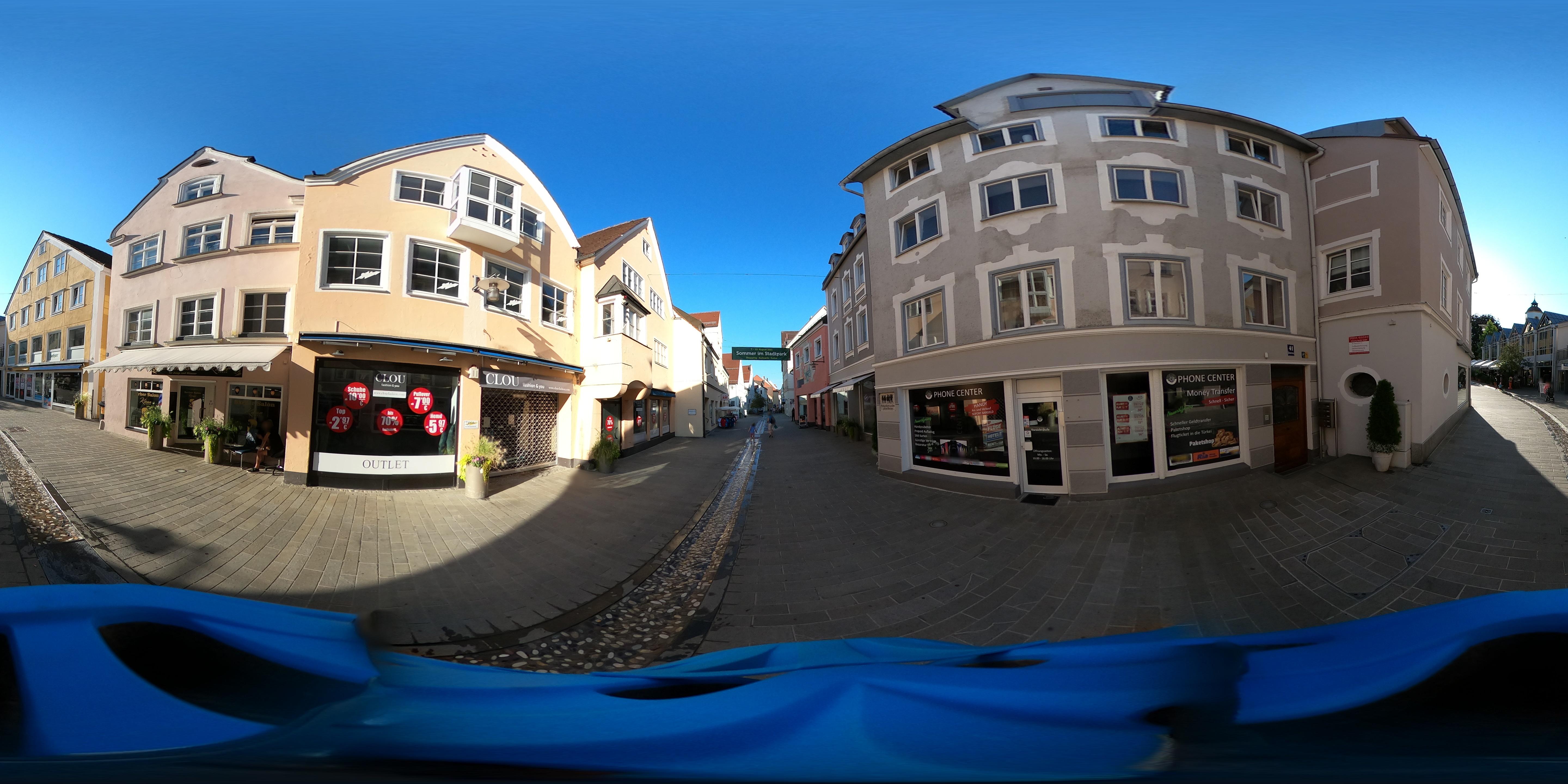 Street view of Kempten (Allgäu)