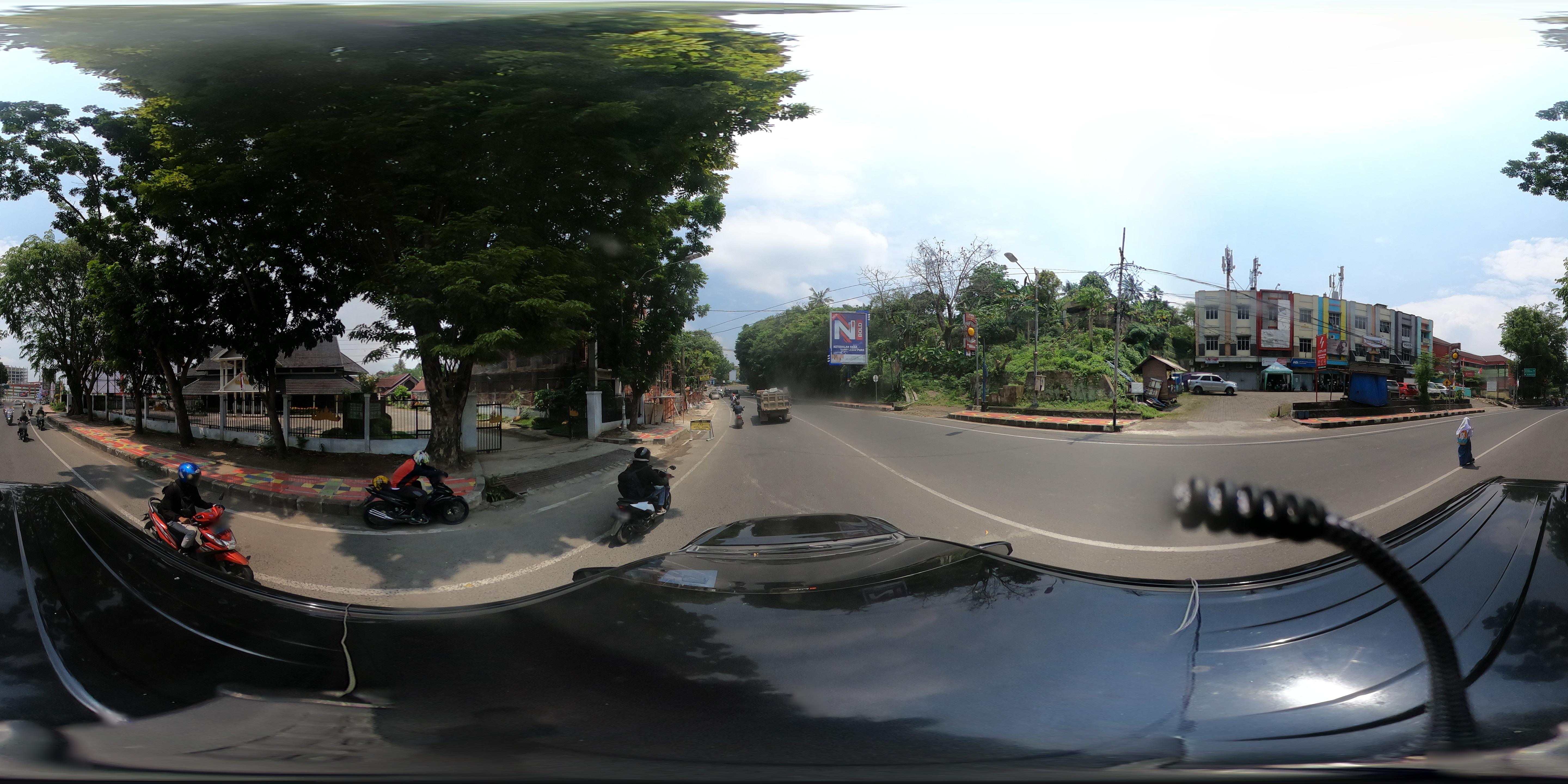 Street view of Bandar Lampung