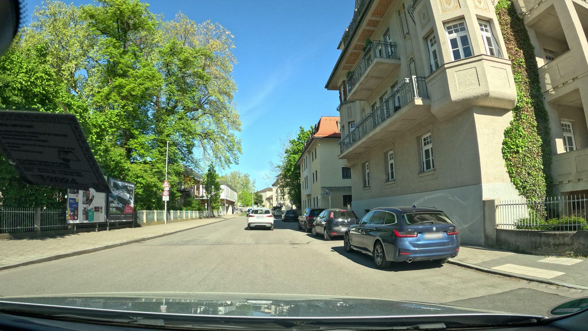 Street view of Rosenheim