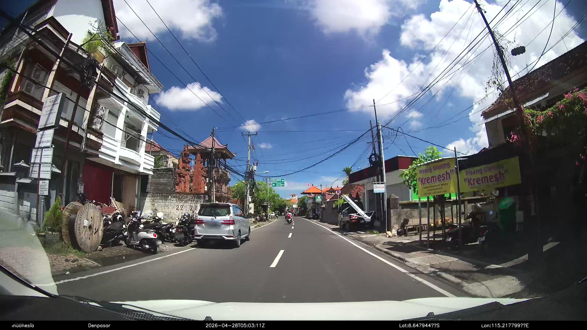 Street view of Denpasar