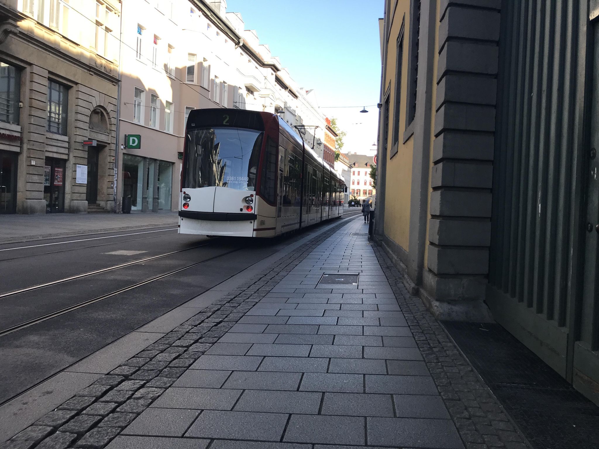 Street view of Erfurt