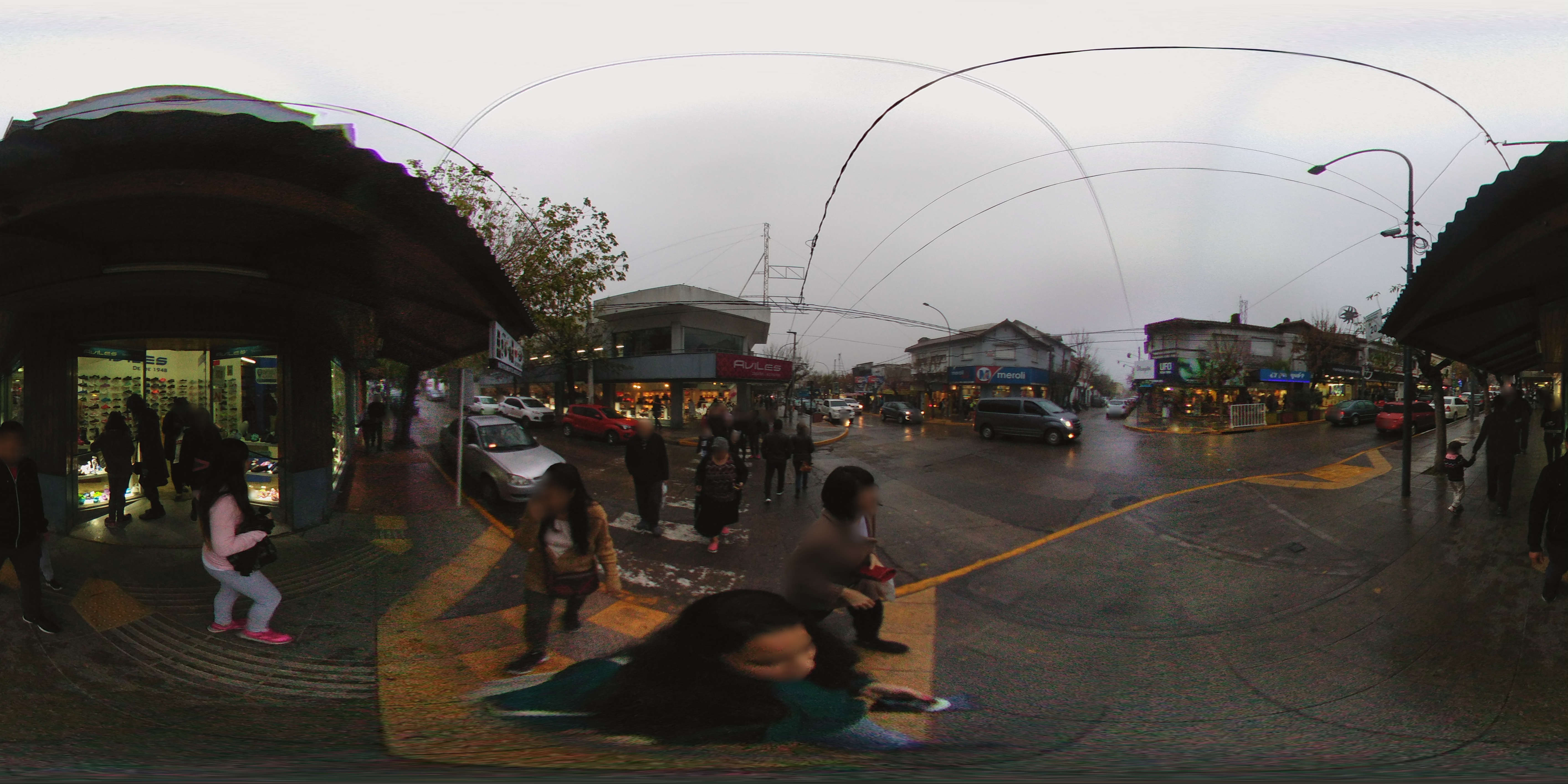 Street view of La Falda