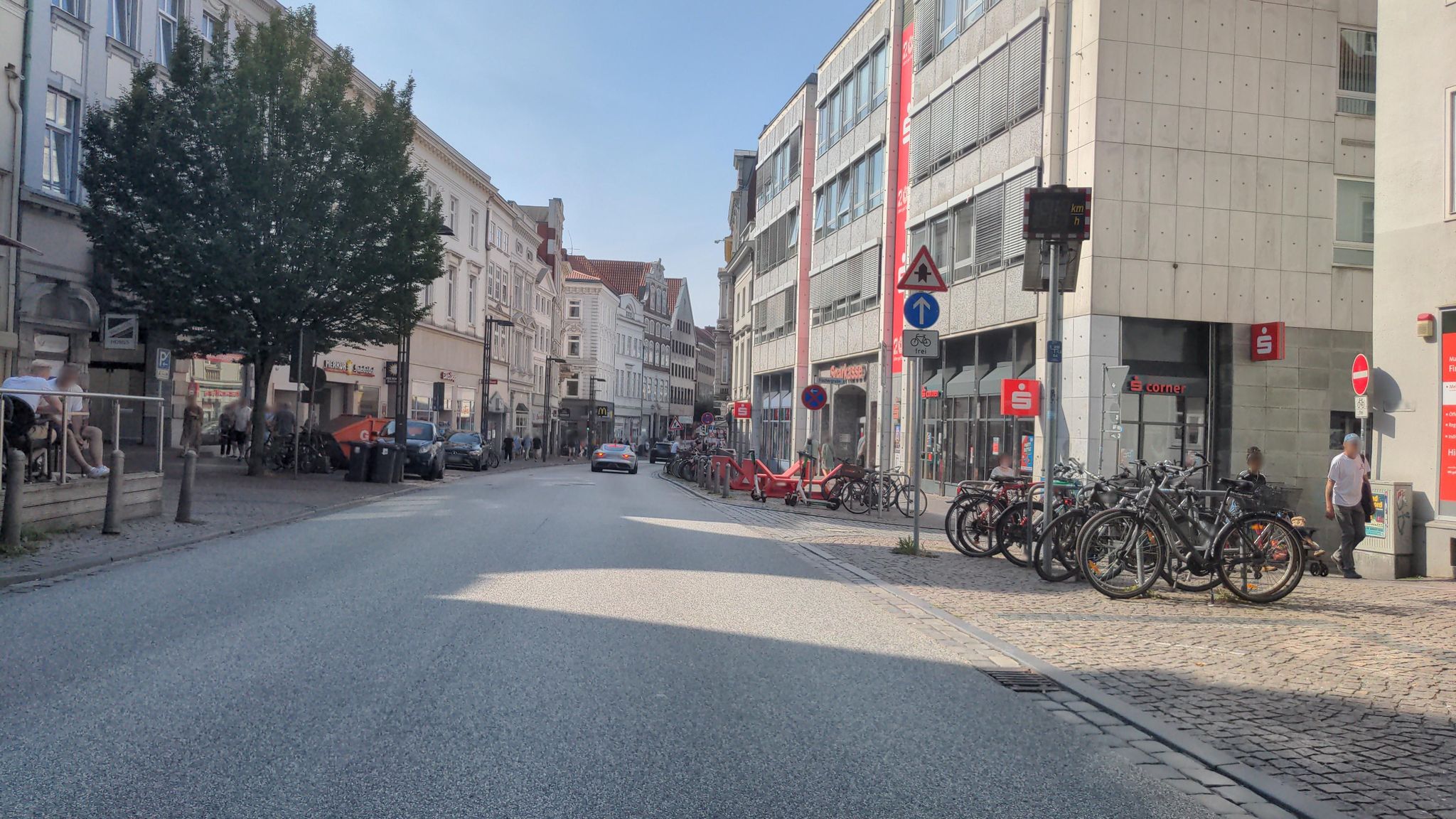 Street view of Lübeck