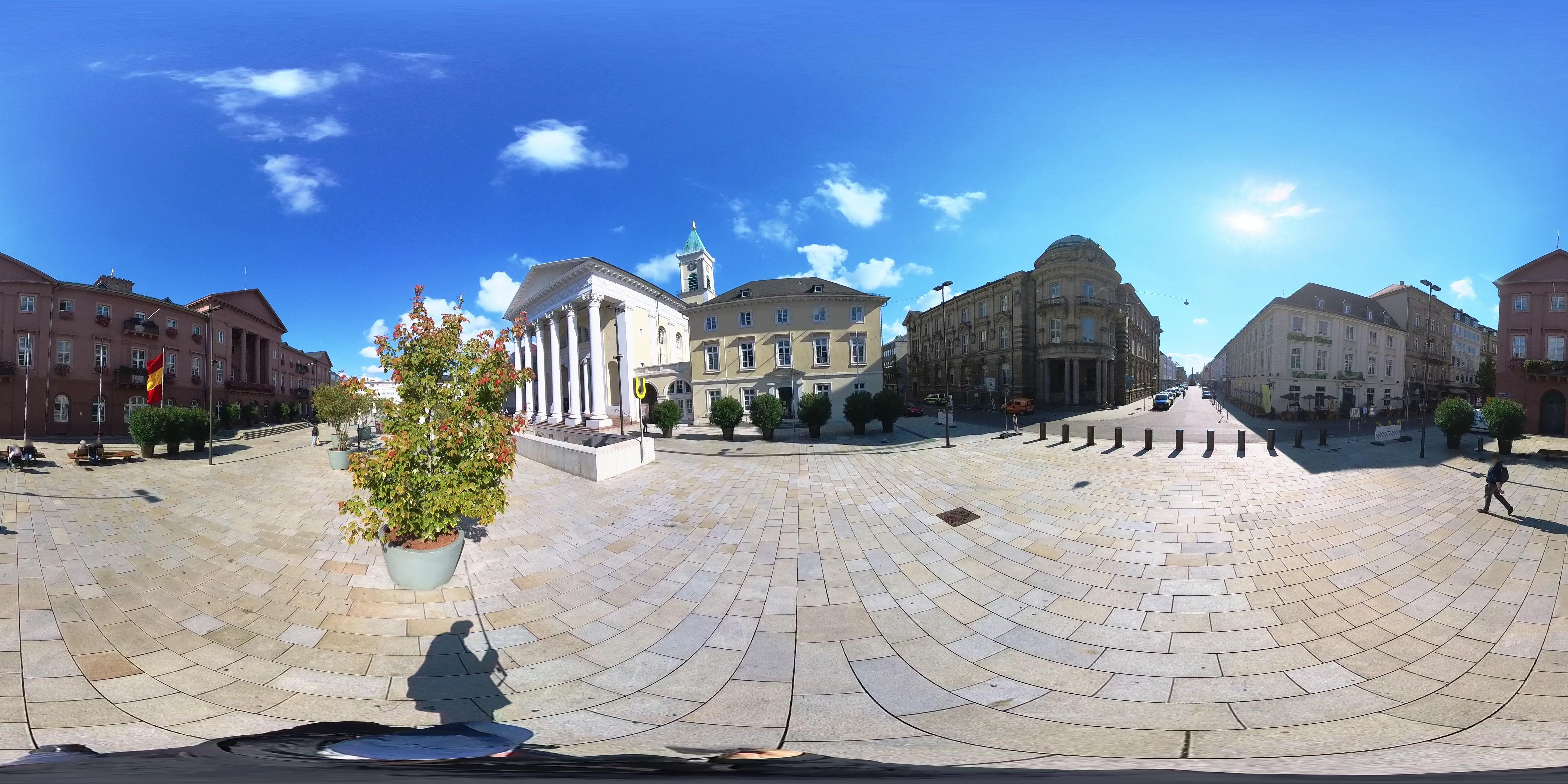 Street view of Karlsruhe