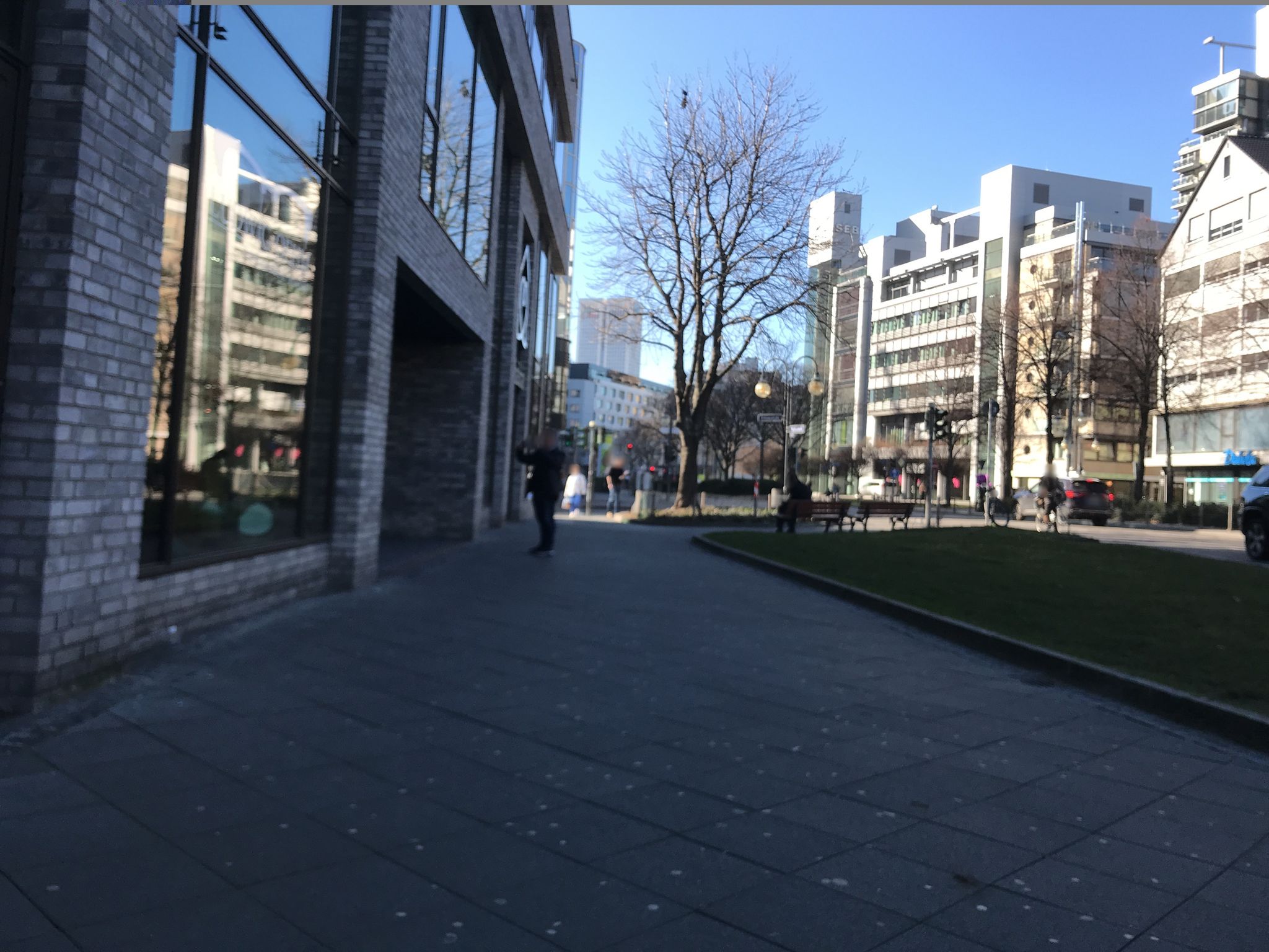 Street view of Frankfurt am Main