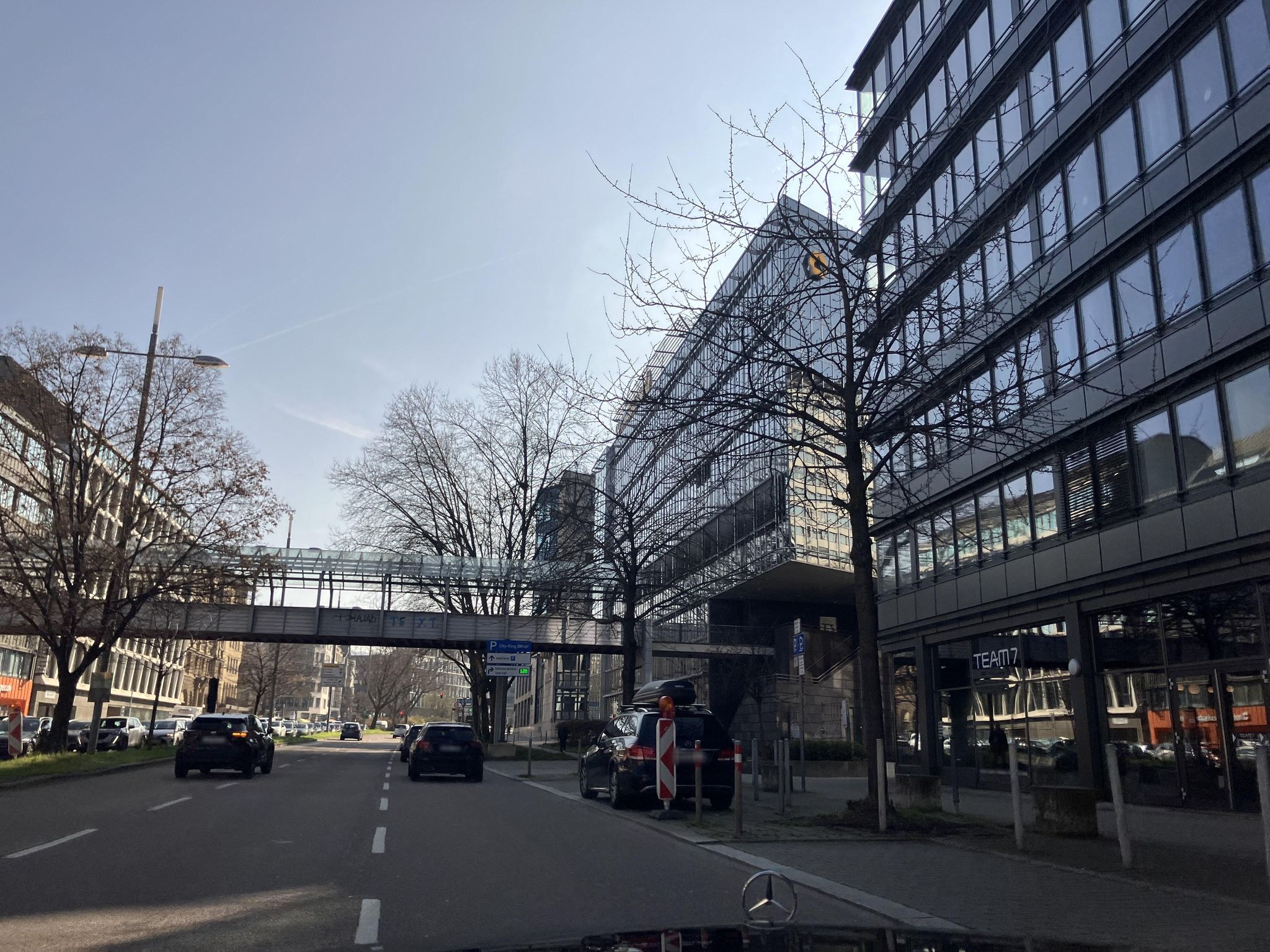 Street view of Stuttgart