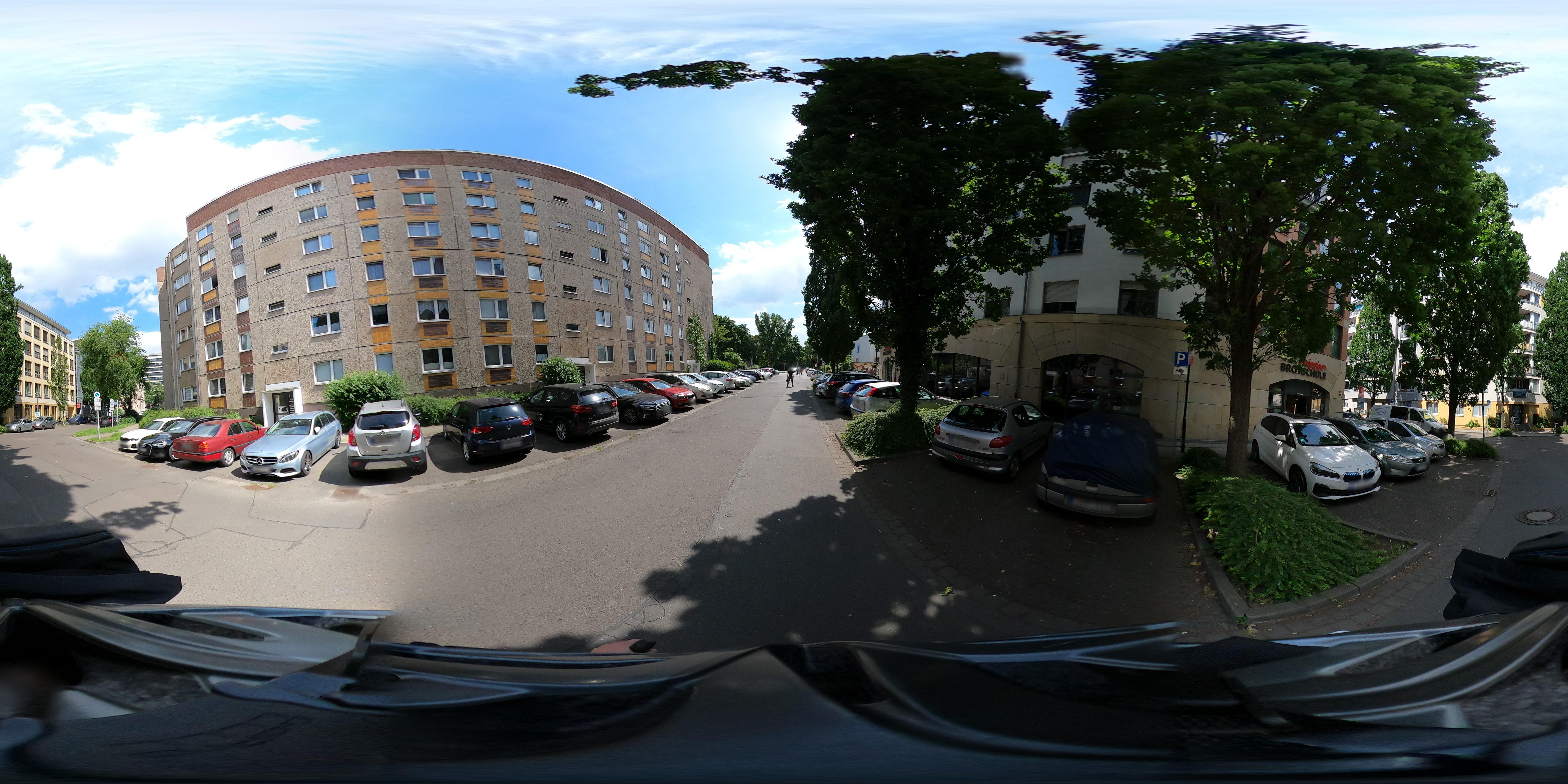 Street view of Leipzig