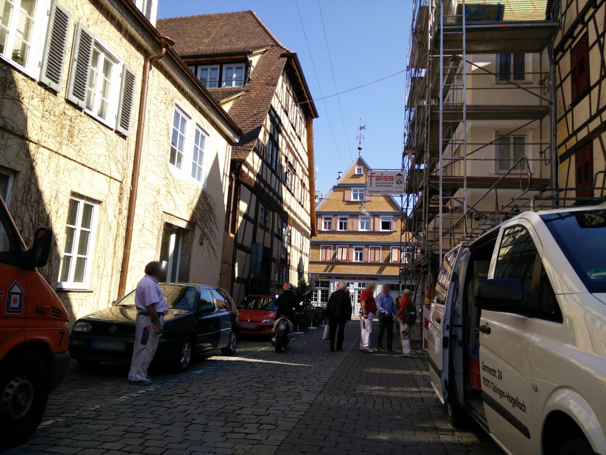 Street view of Tübingen