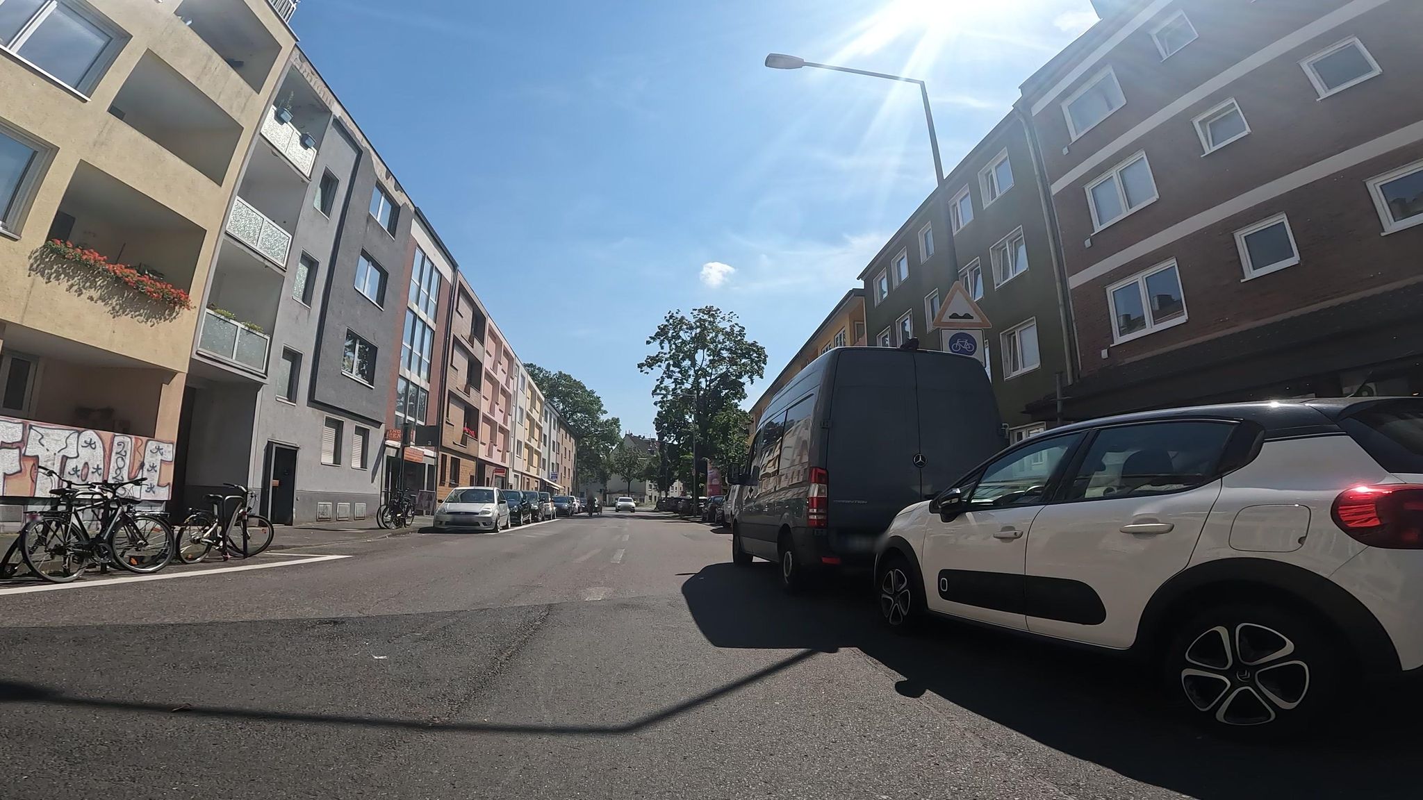 Street view of Köln