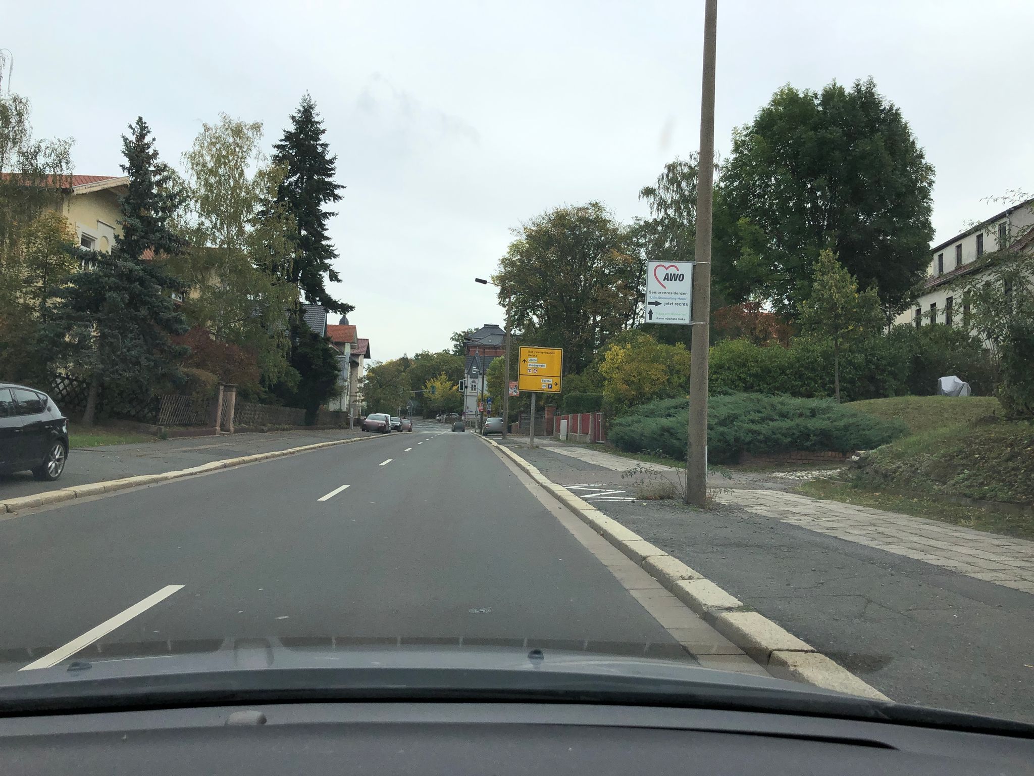 Street view of Sondershausen