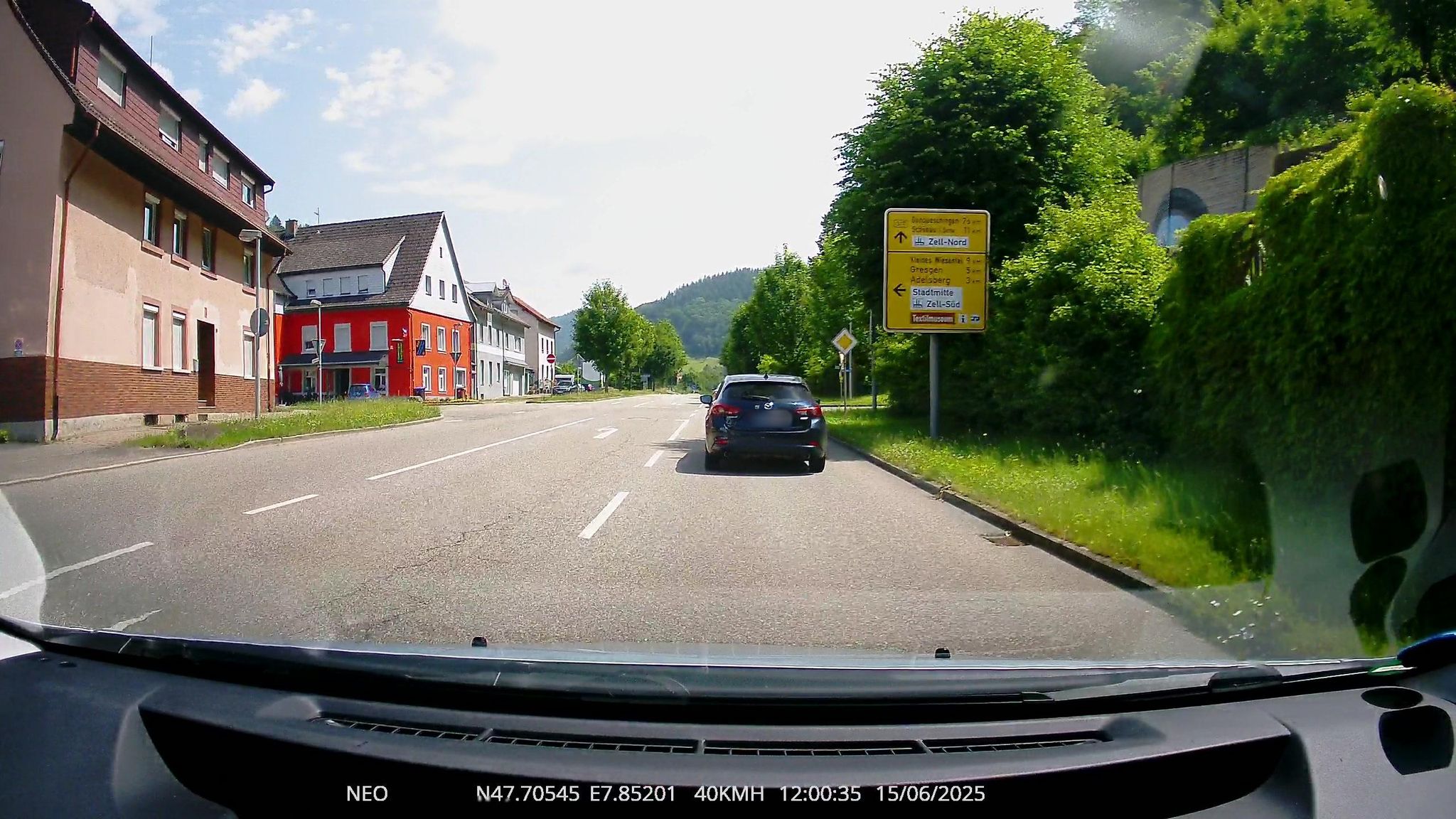 Street view of Zell im Wiesental