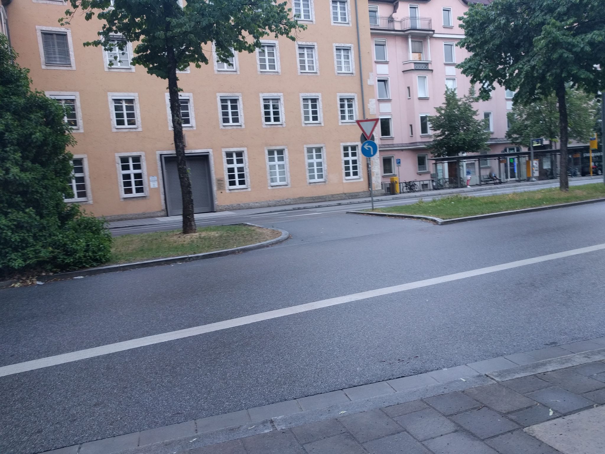 Street view of Regensburg