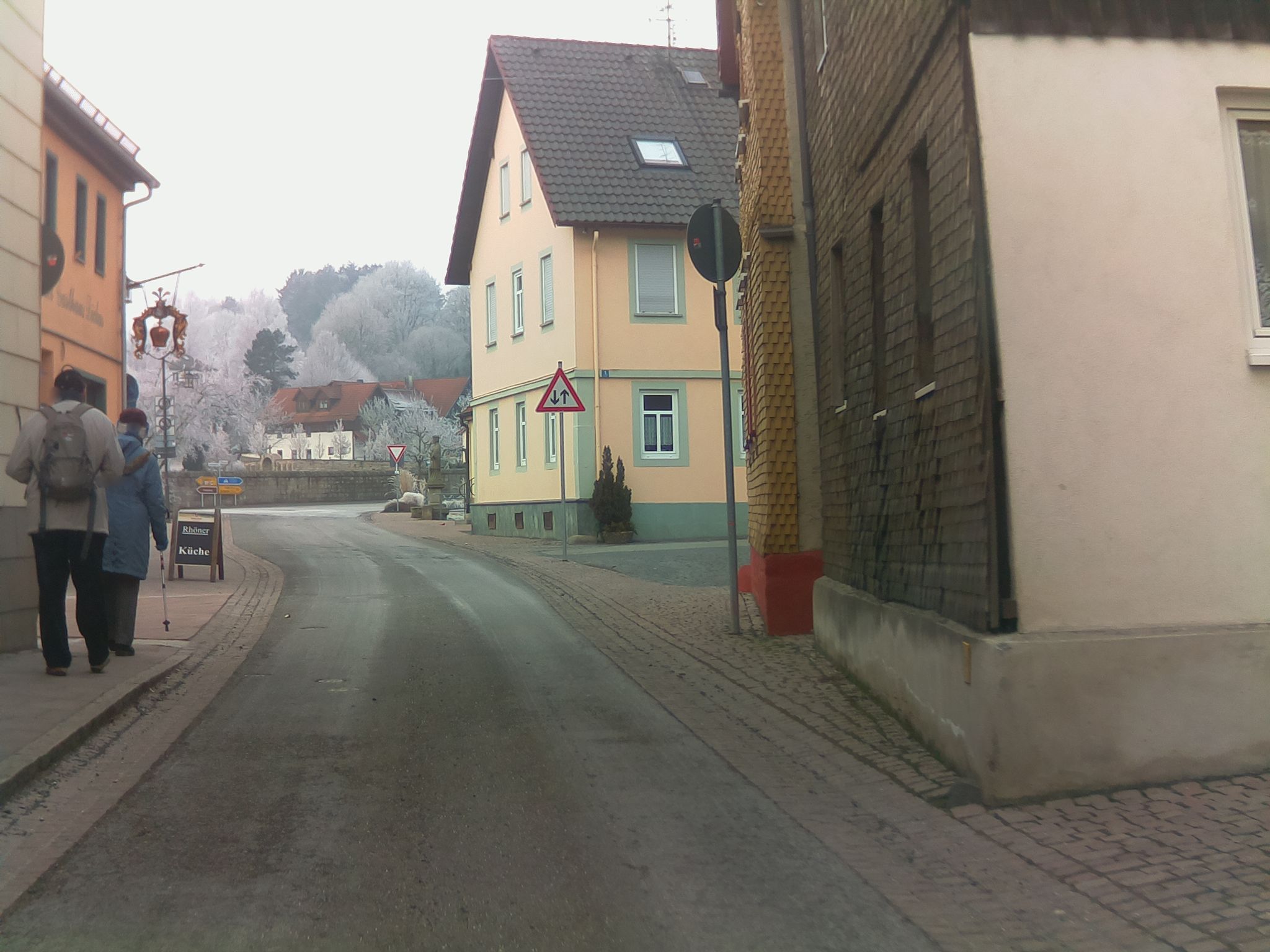 Street view of Bischofsheim in der Rhön