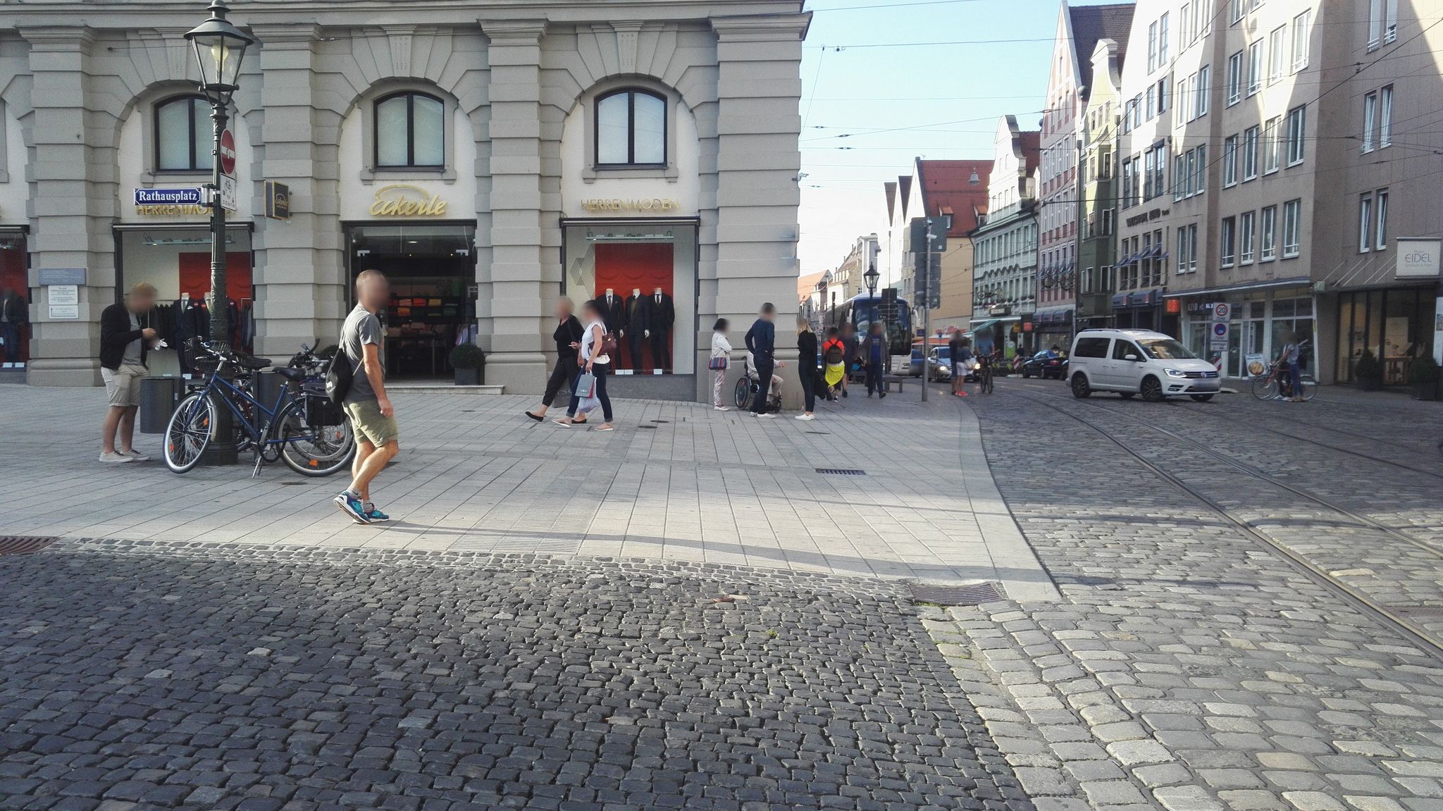 Street view of Augsburg