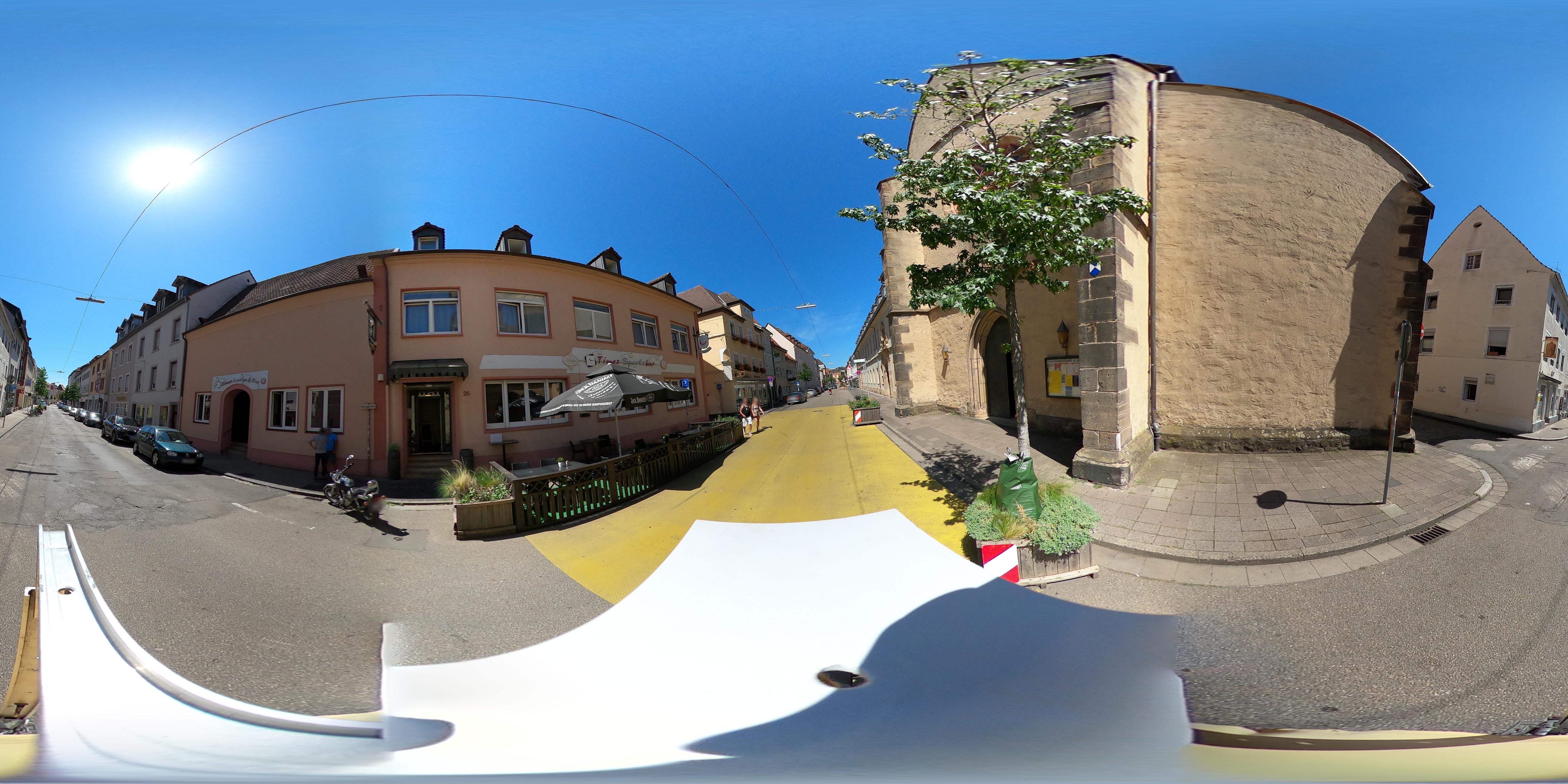Street view of Landau in der Pfalz