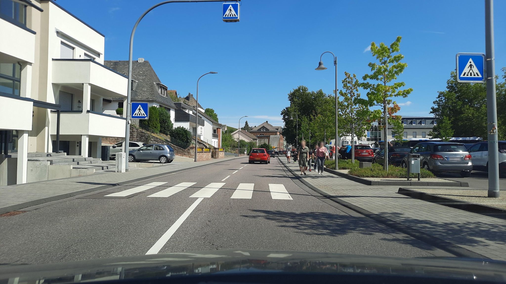 Street view of Saarburg