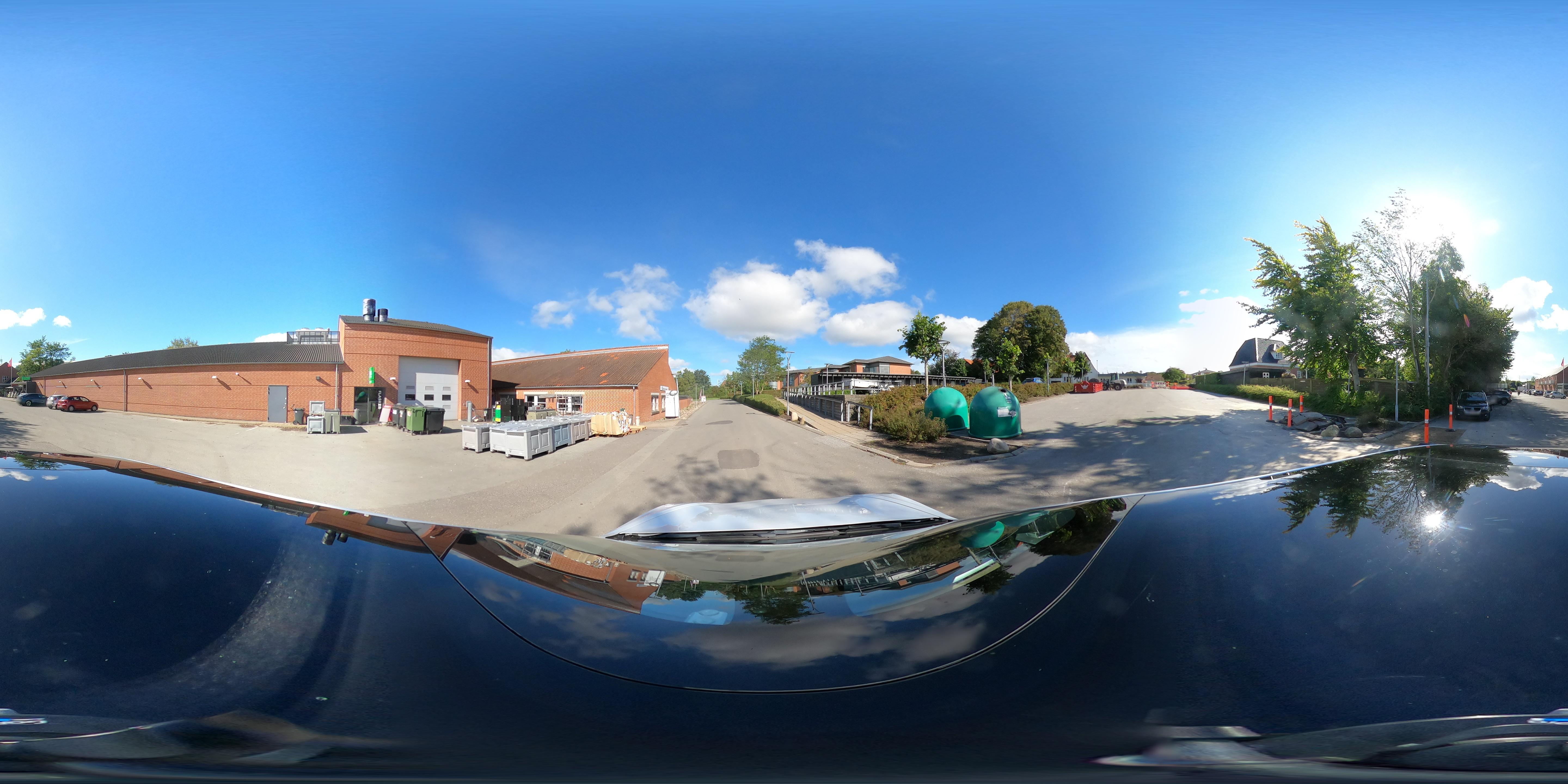 Street view of Skørping