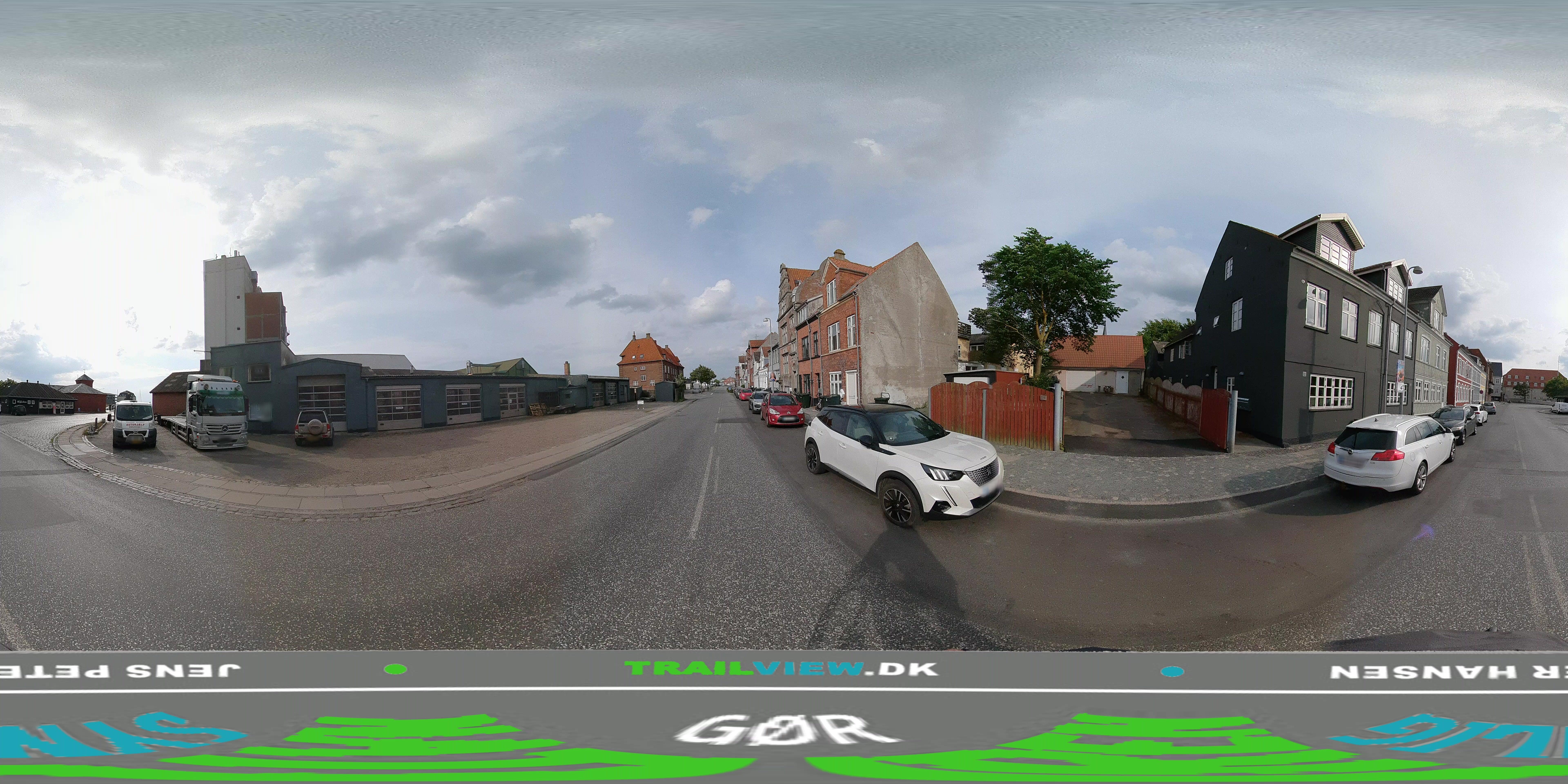 Street view of Rudkøbing