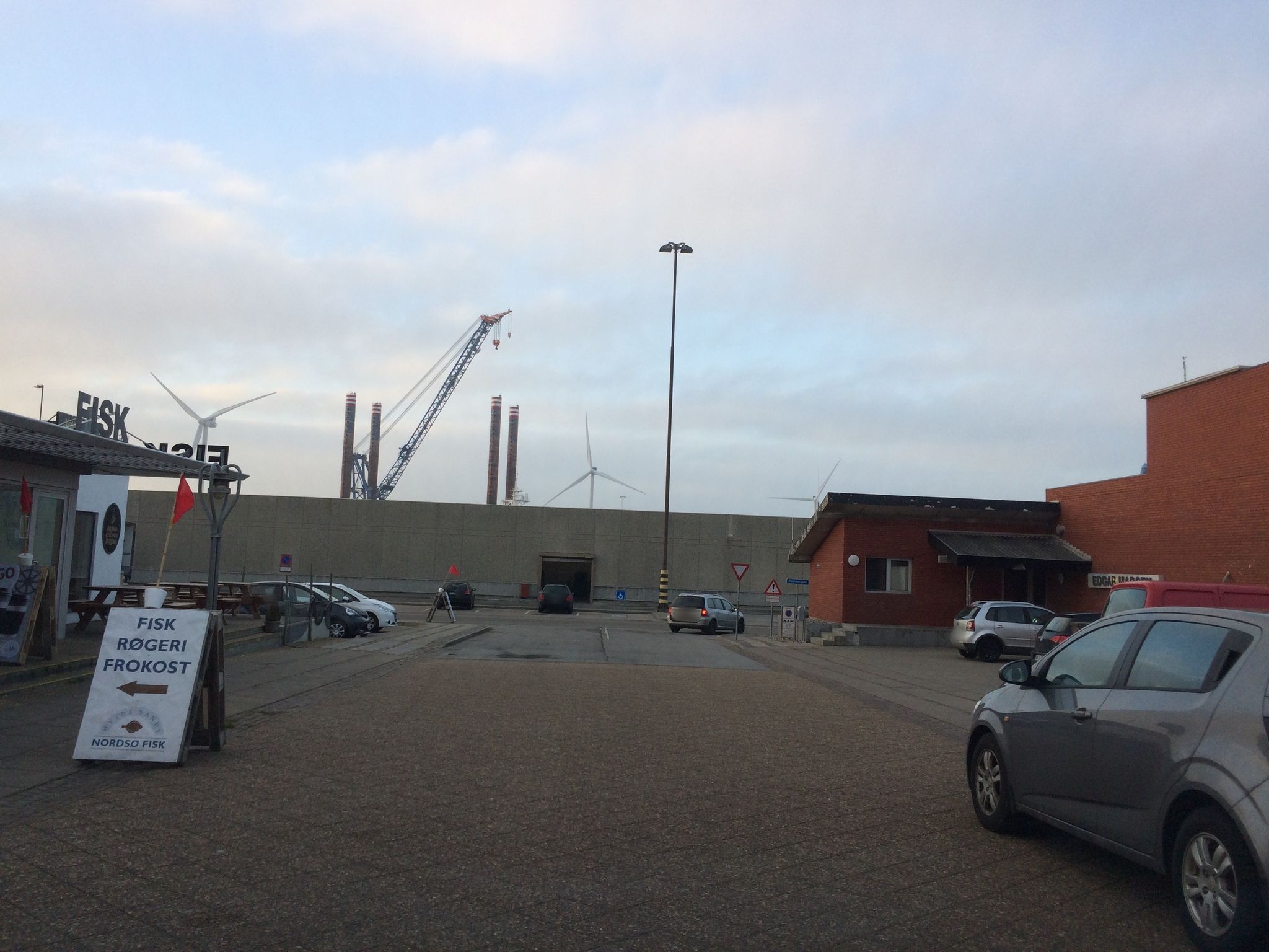 Street view of Hvide Sande