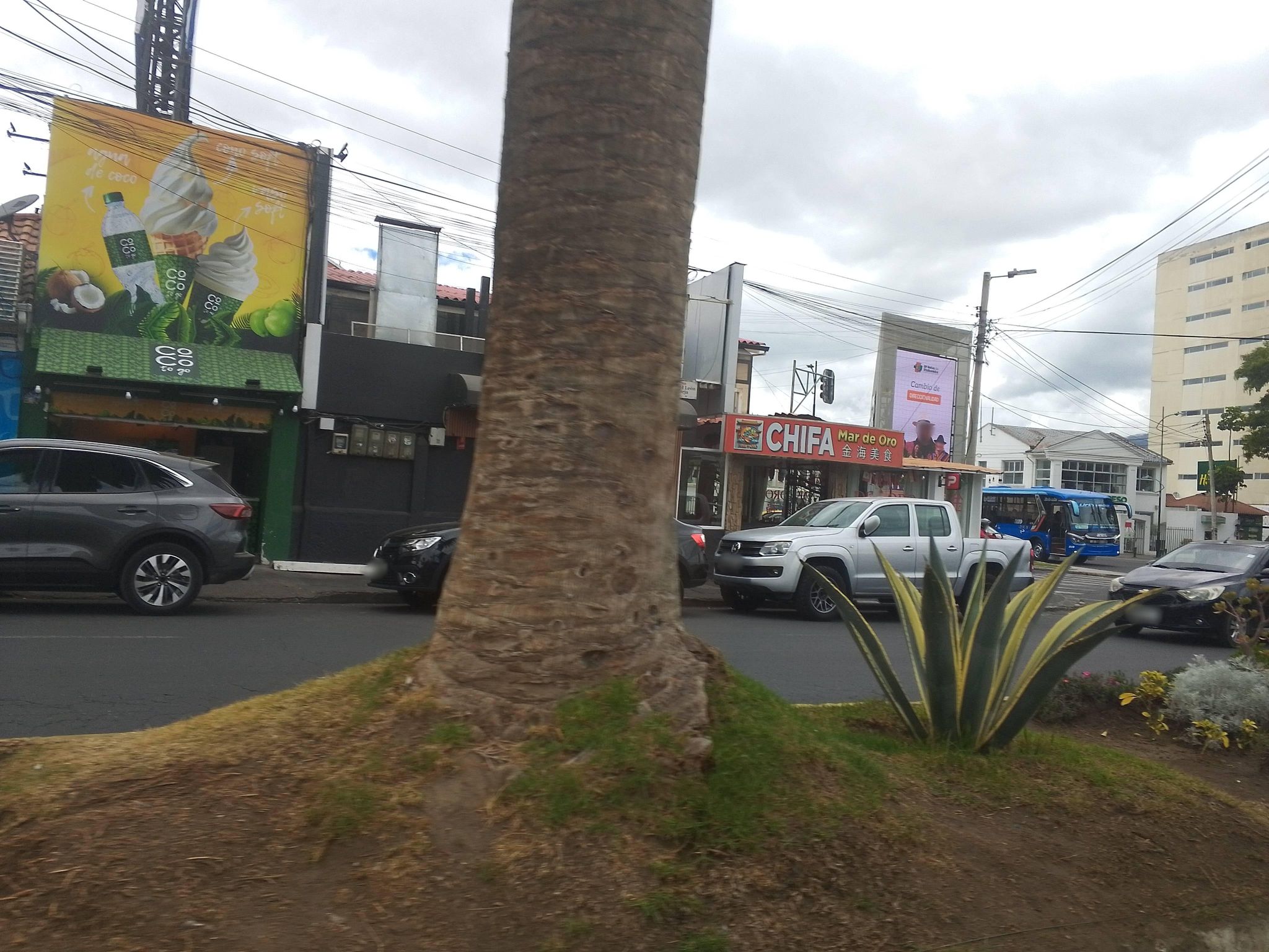 Street view of Riobamba