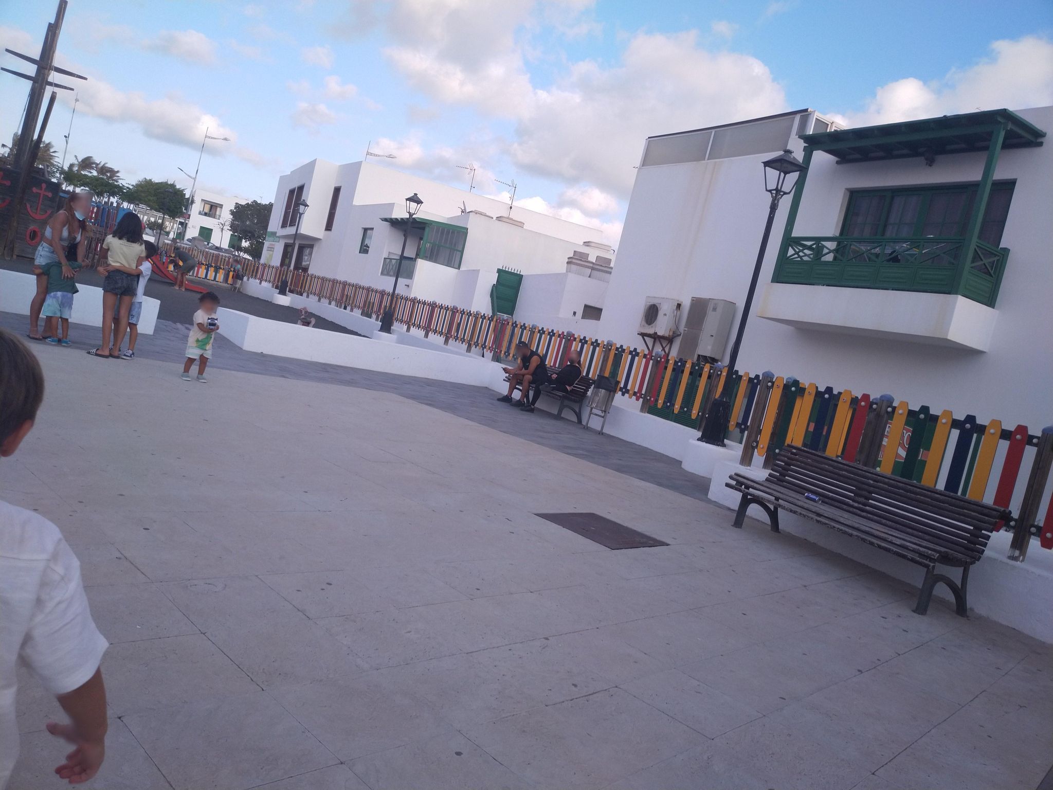 Street view of Playa Blanca