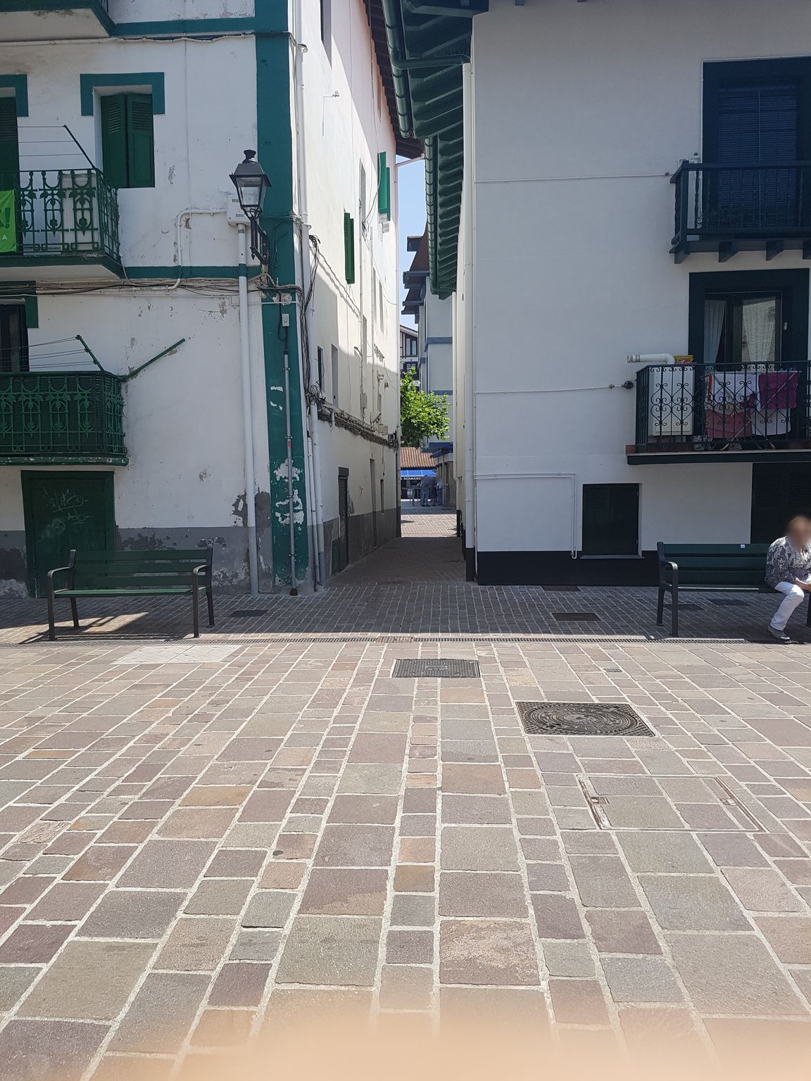 Street view of Hondarribia
