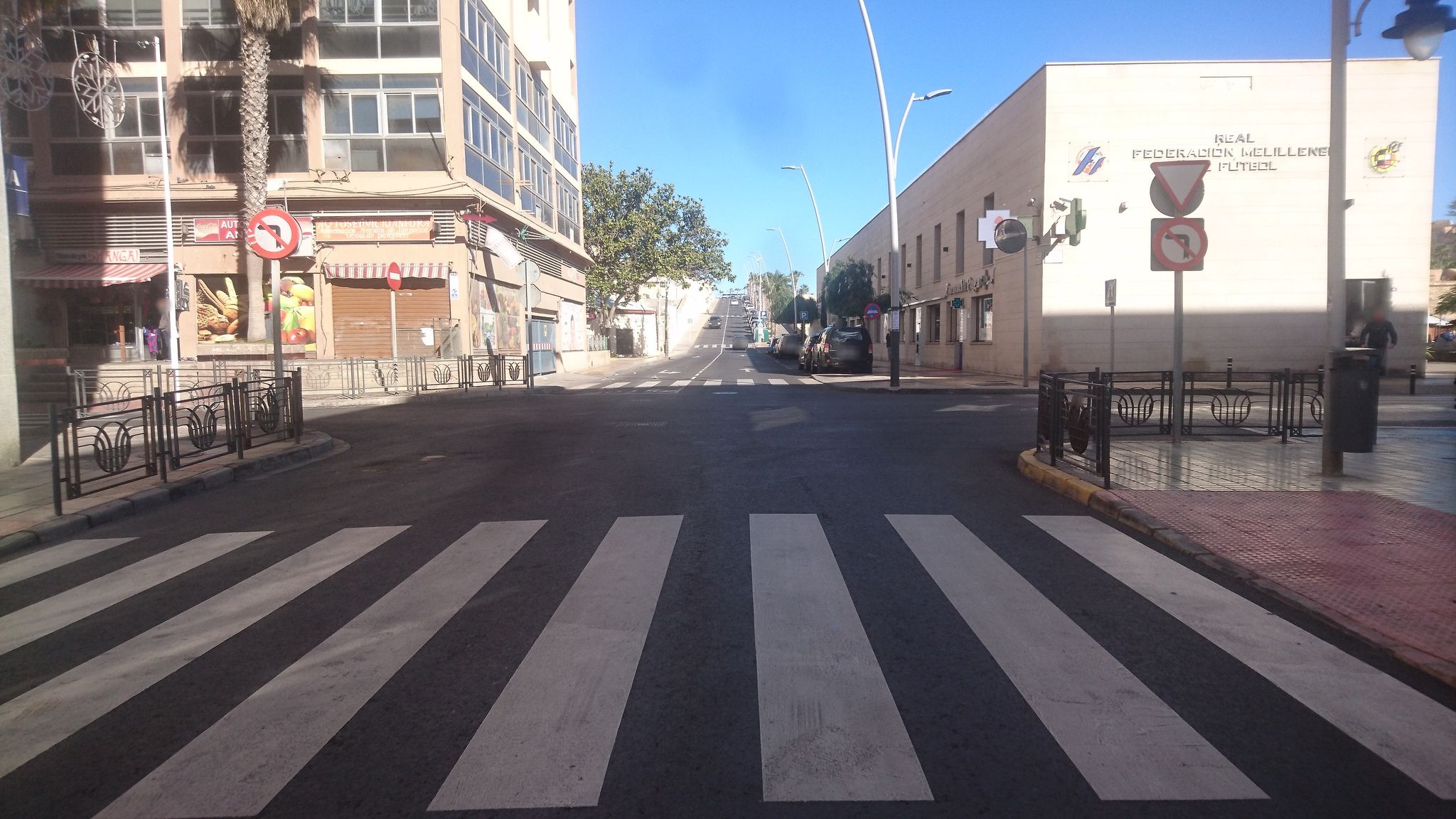 Street view of Melilla
