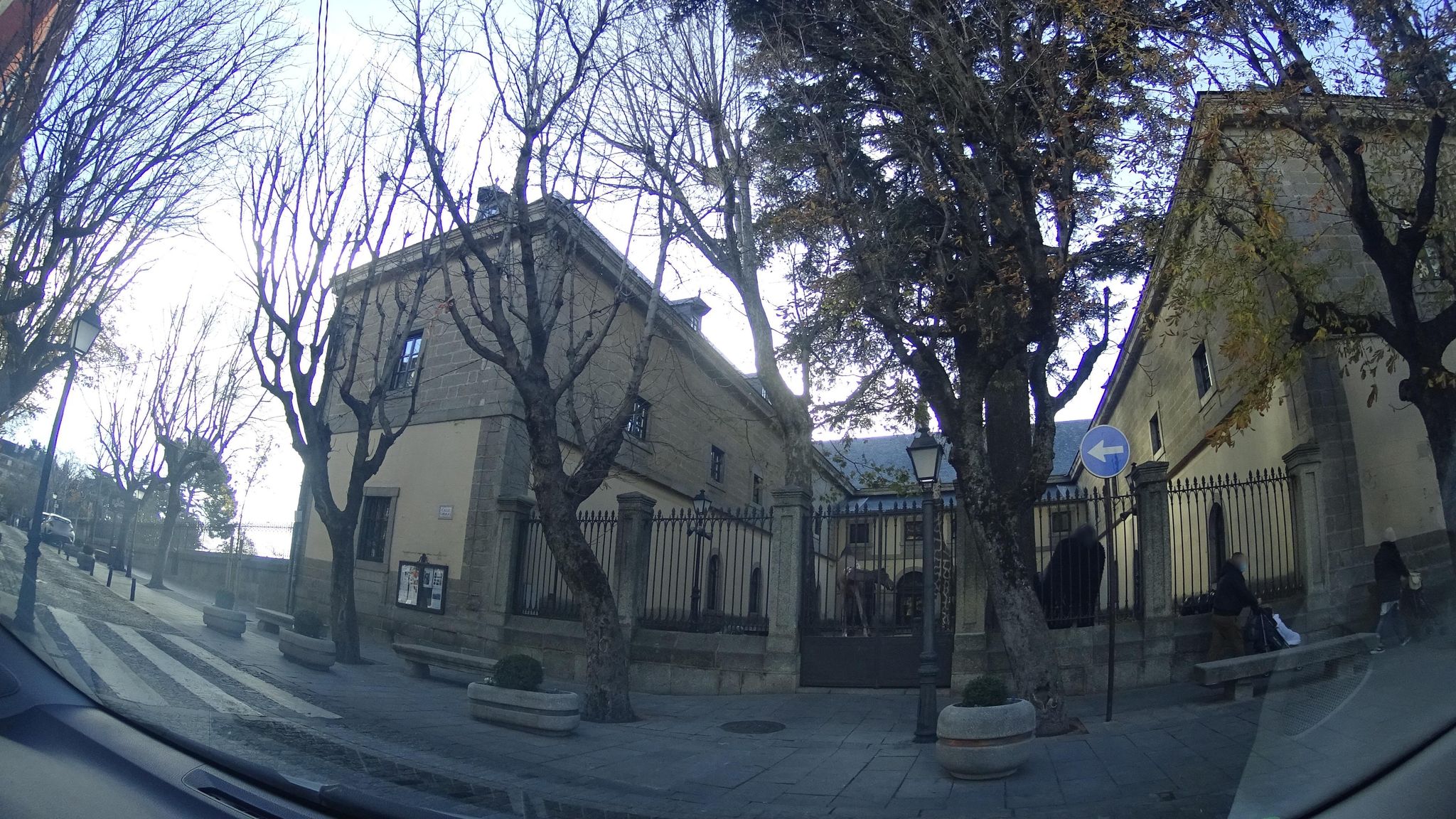 Street view of San Lorenzo de El Escorial