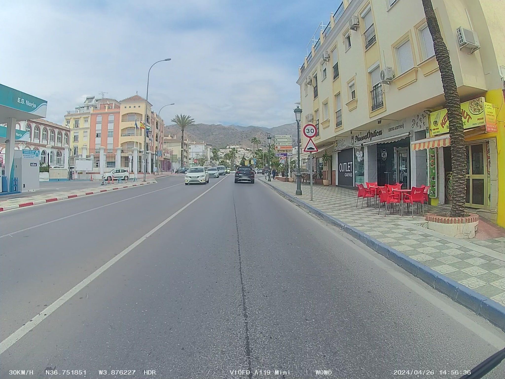 Street view of Nerja