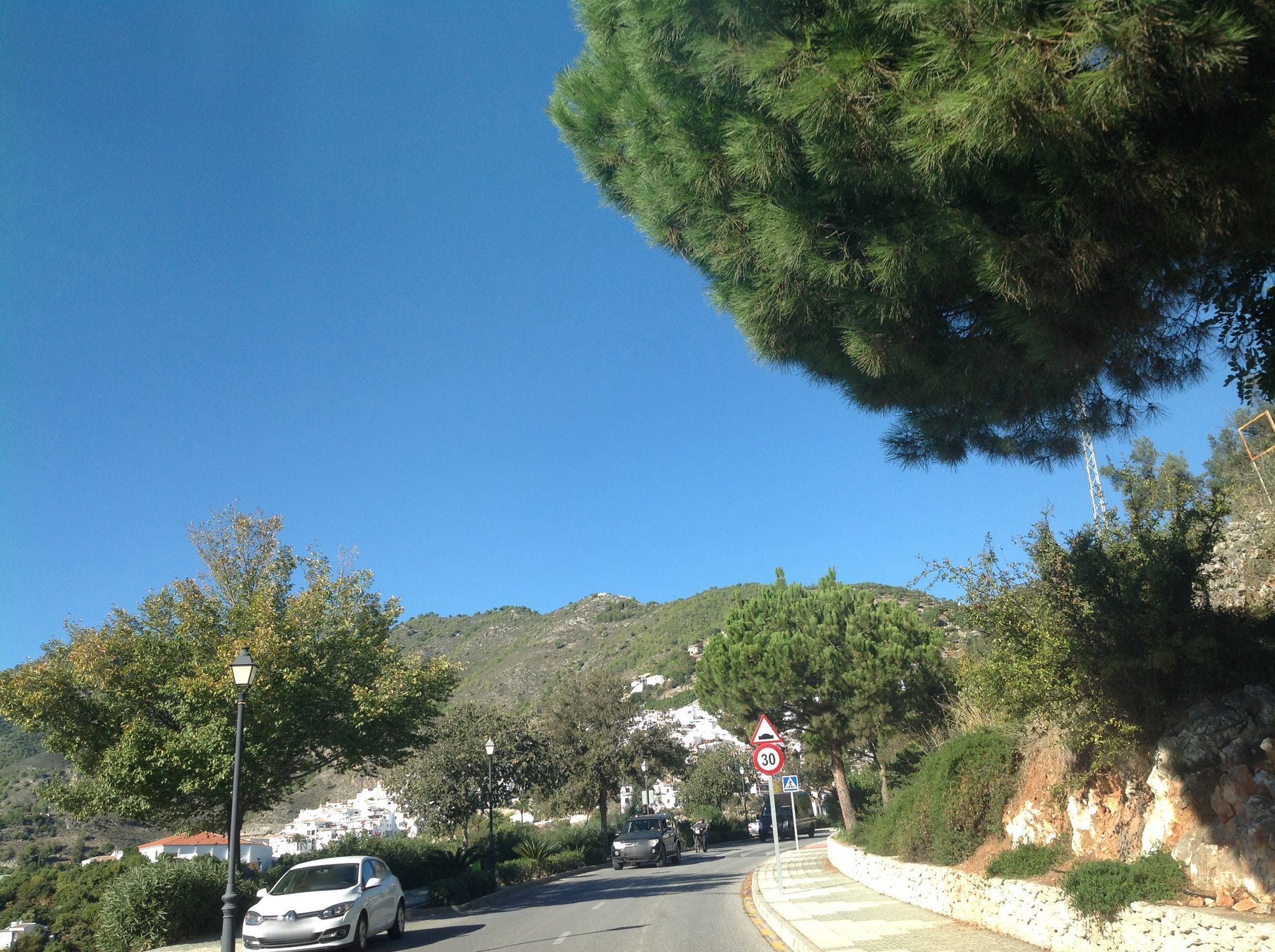 Street view of Frigiliana