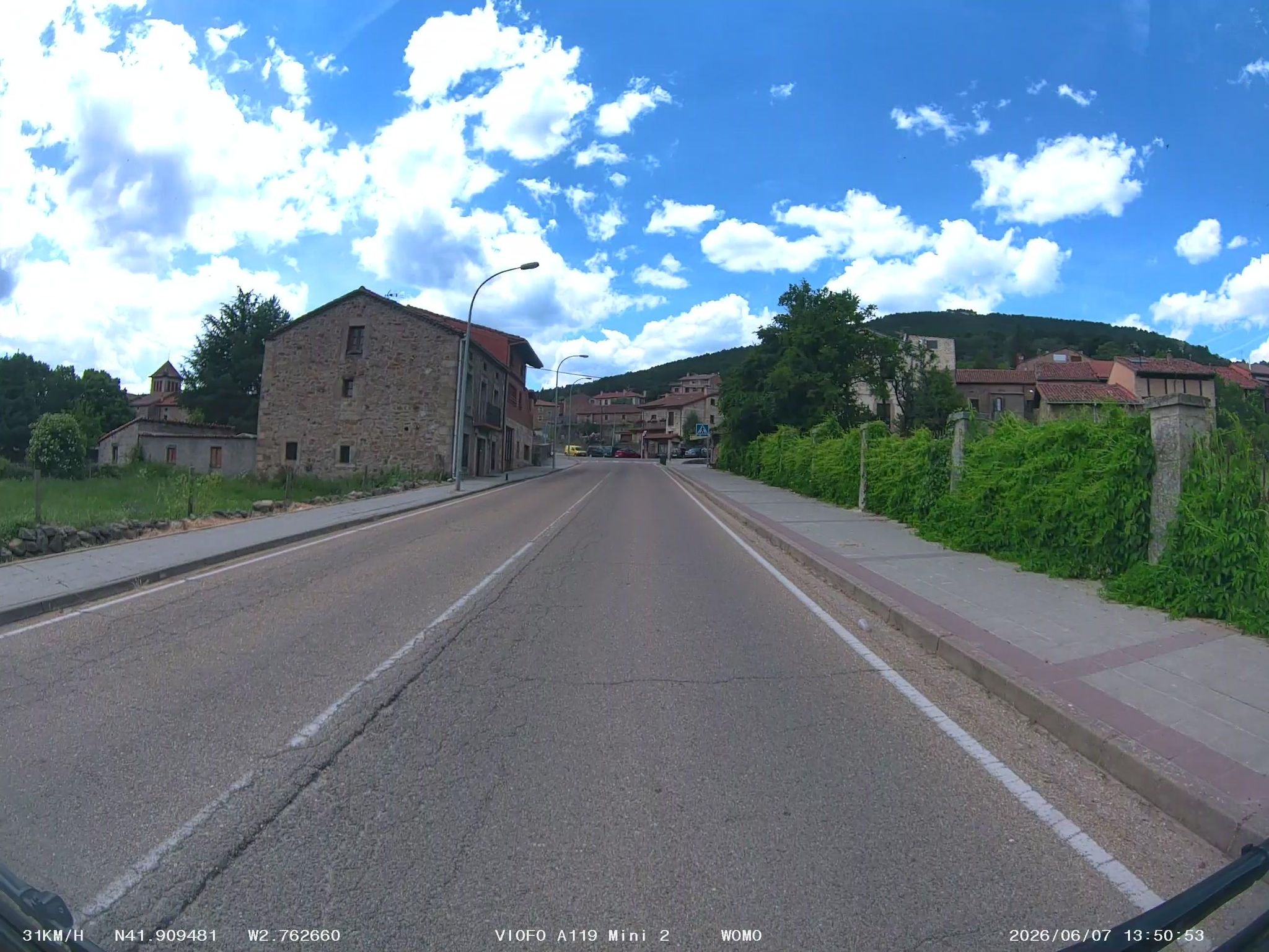 Street view of Vinuesa