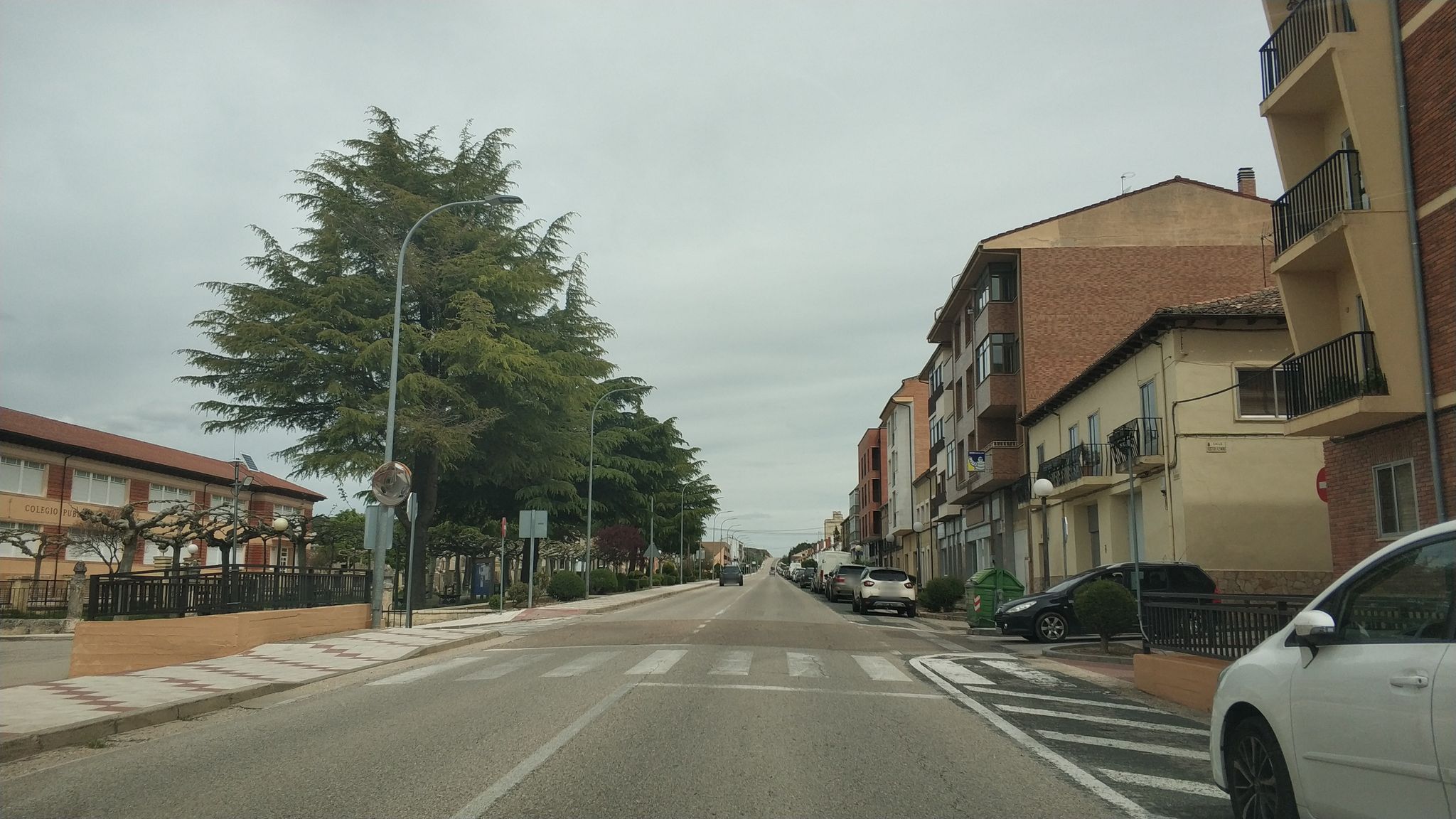 Street view of El Burgo de Osma