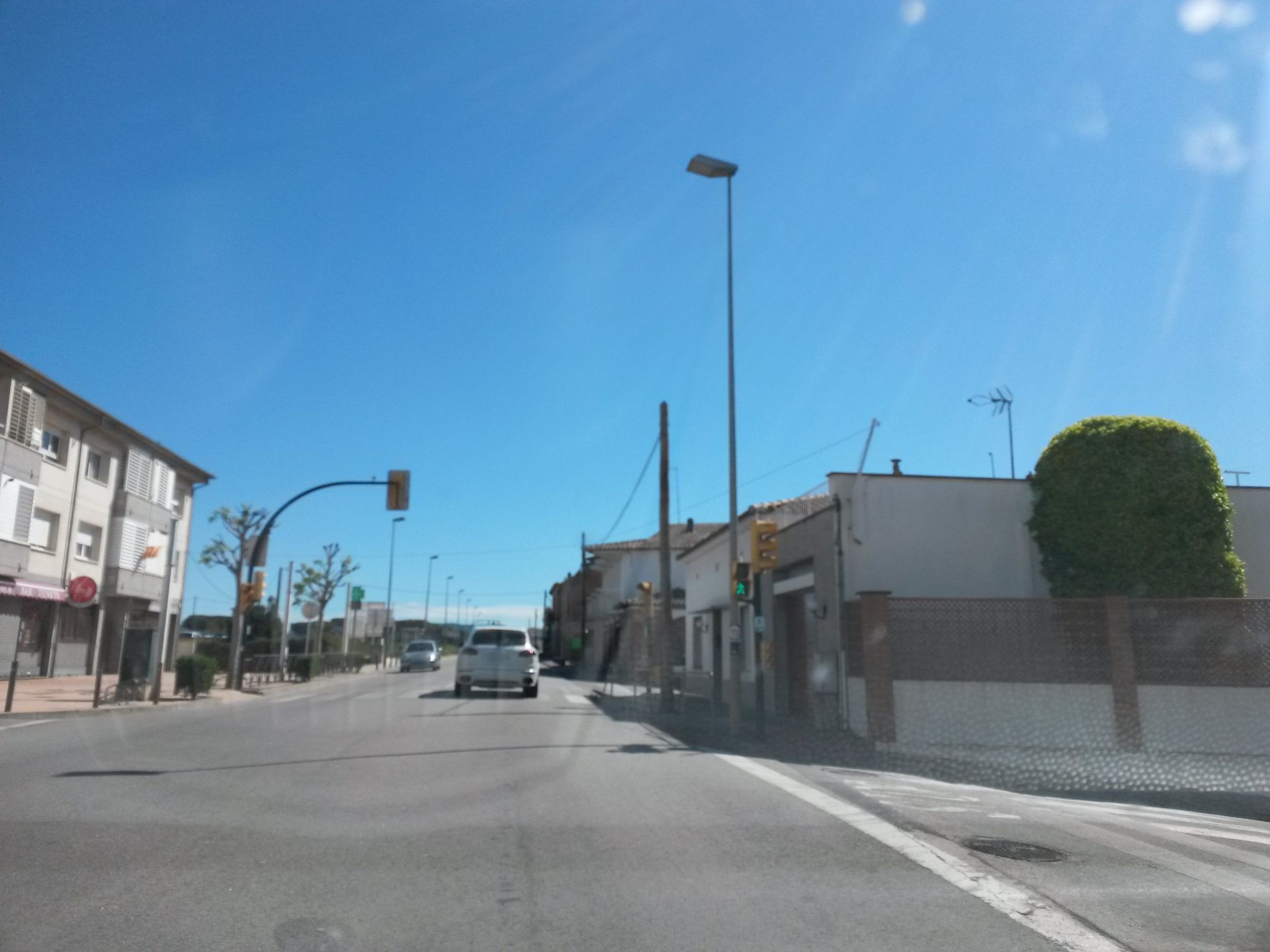 Street view of Riudellots de la Selva