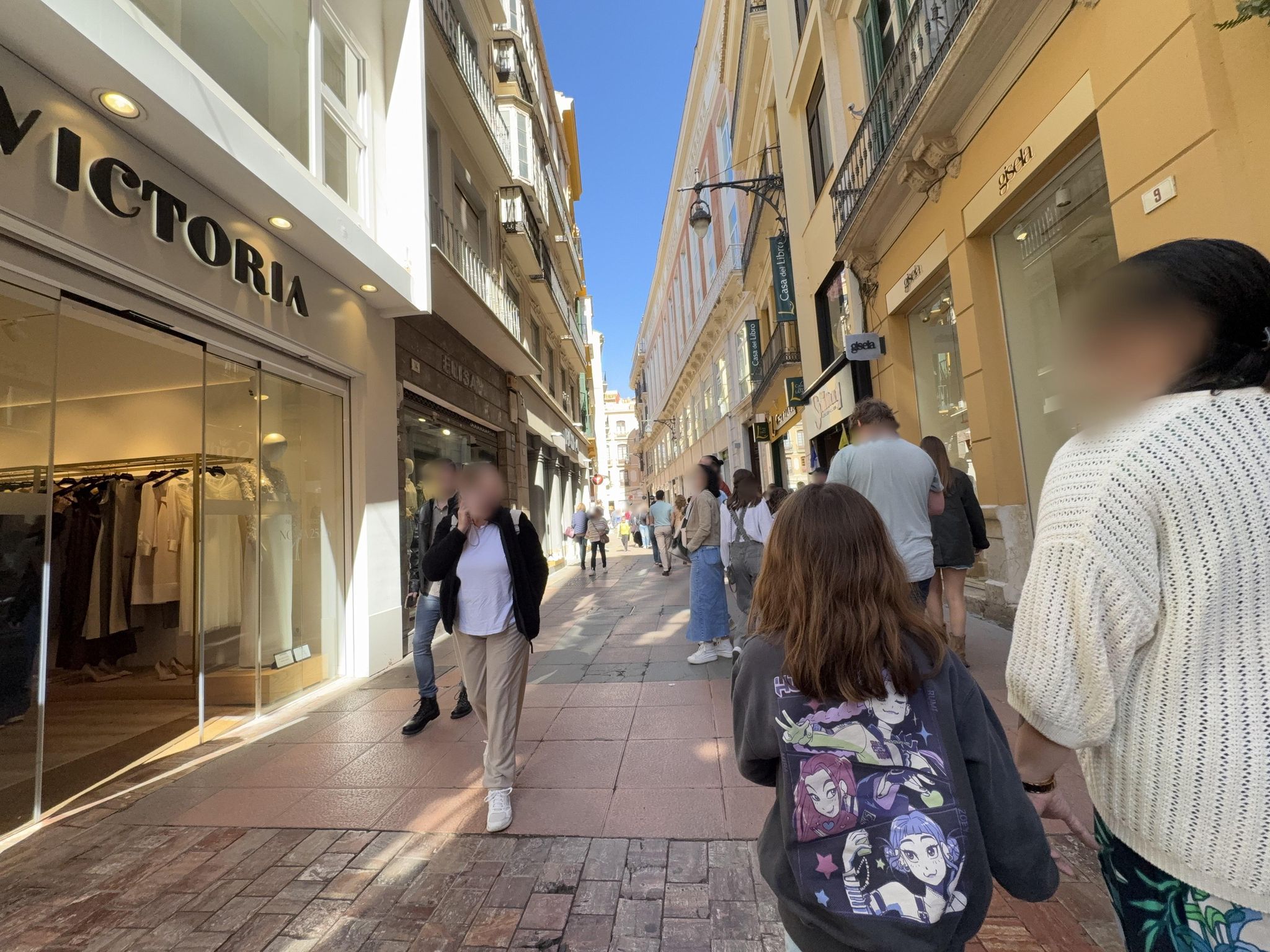 Street view of Málaga