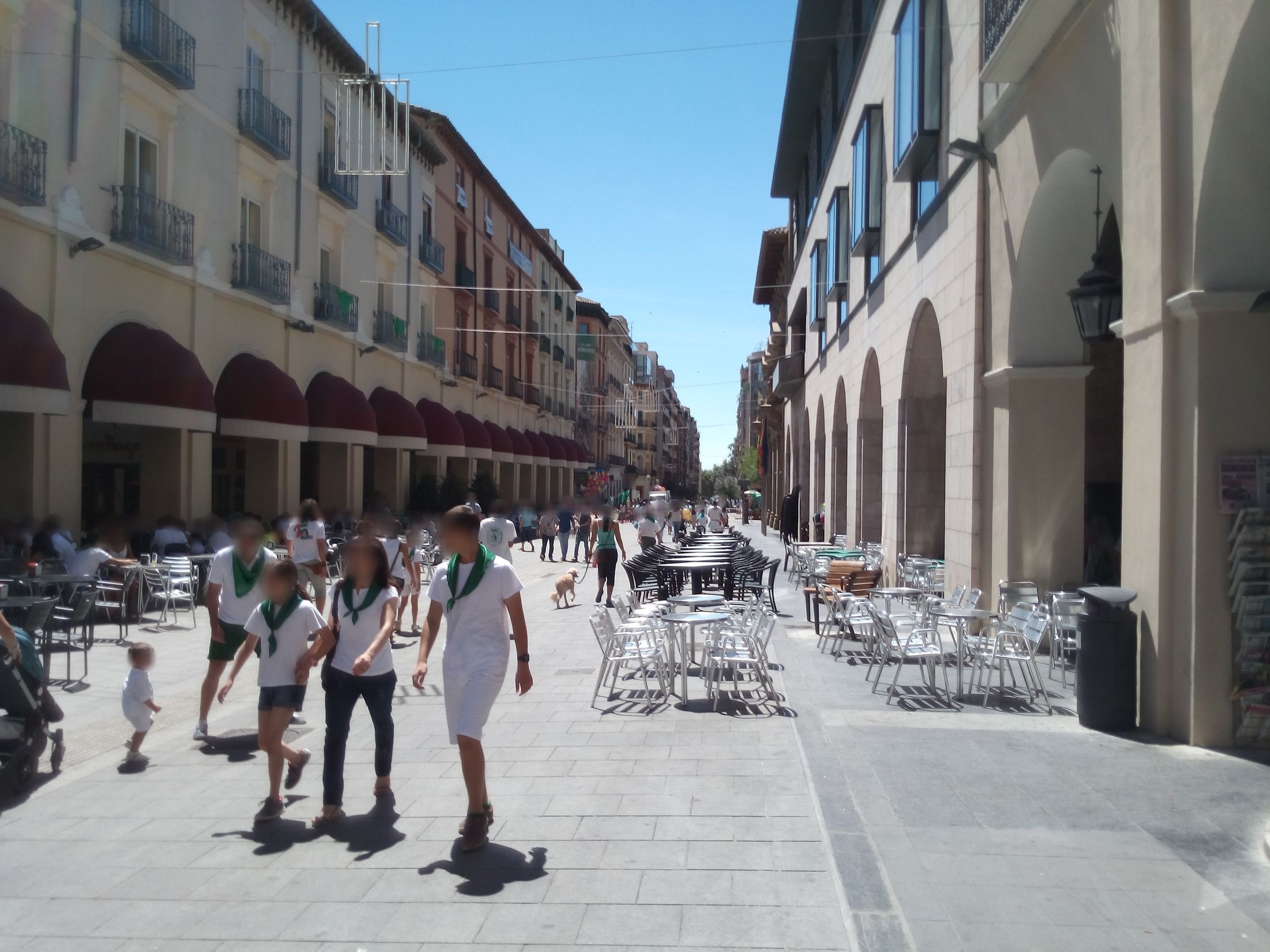 Street view of Huesca