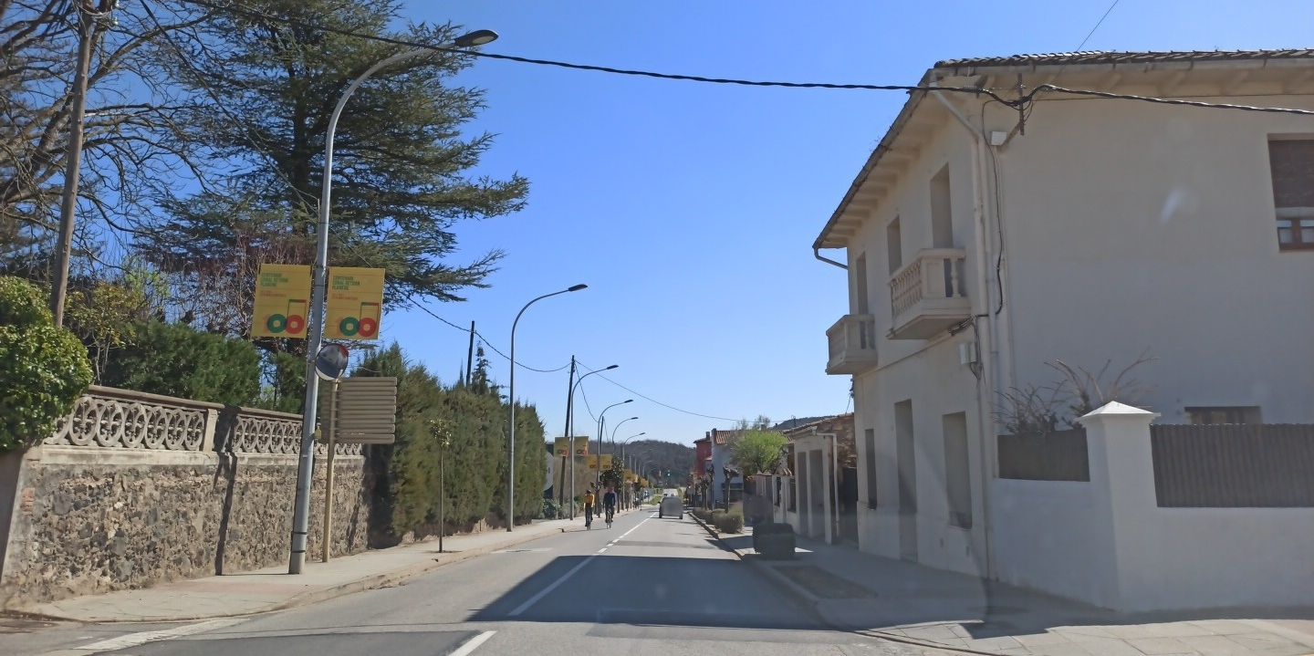 Street view of les Planes d'Hostoles