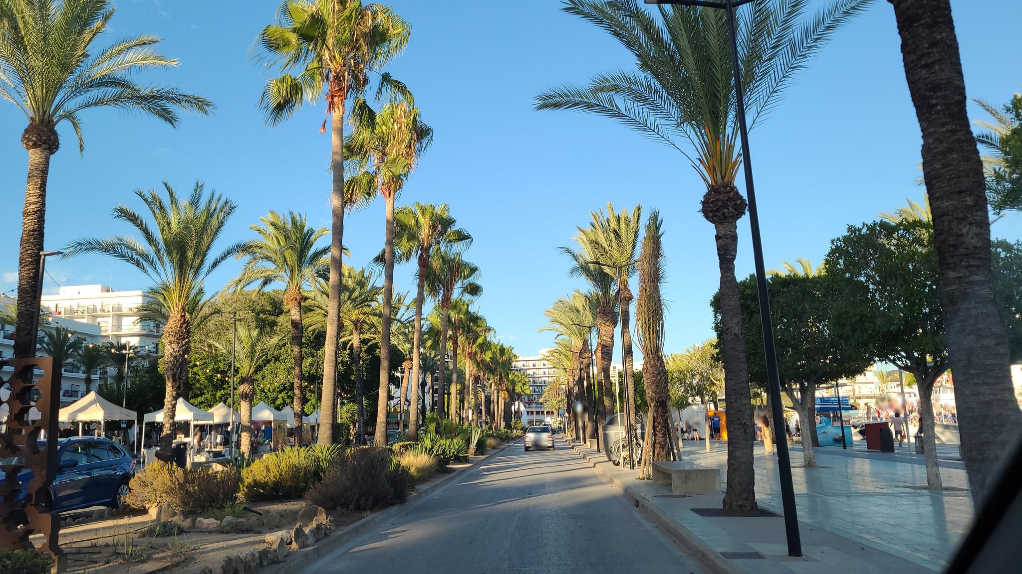 Street view of Sant Antoni de Portmany