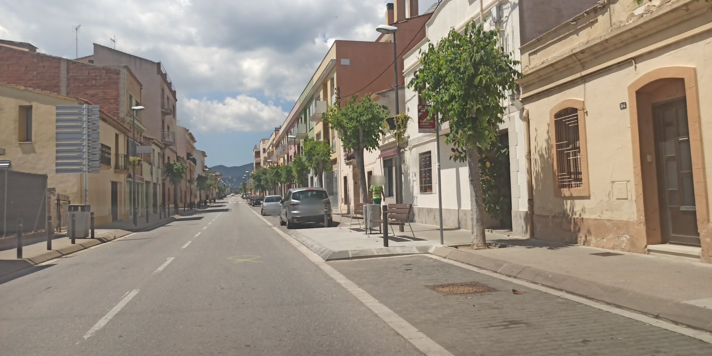 Street view of Sant Martí Sarroca