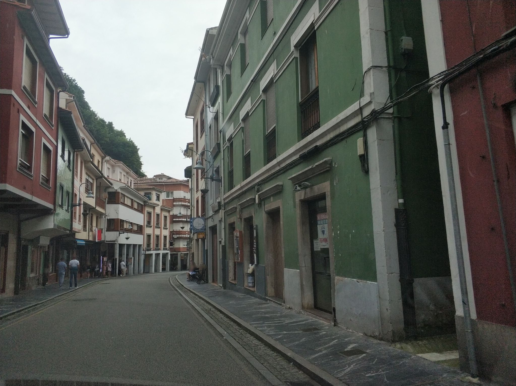 Street view of Cudillero